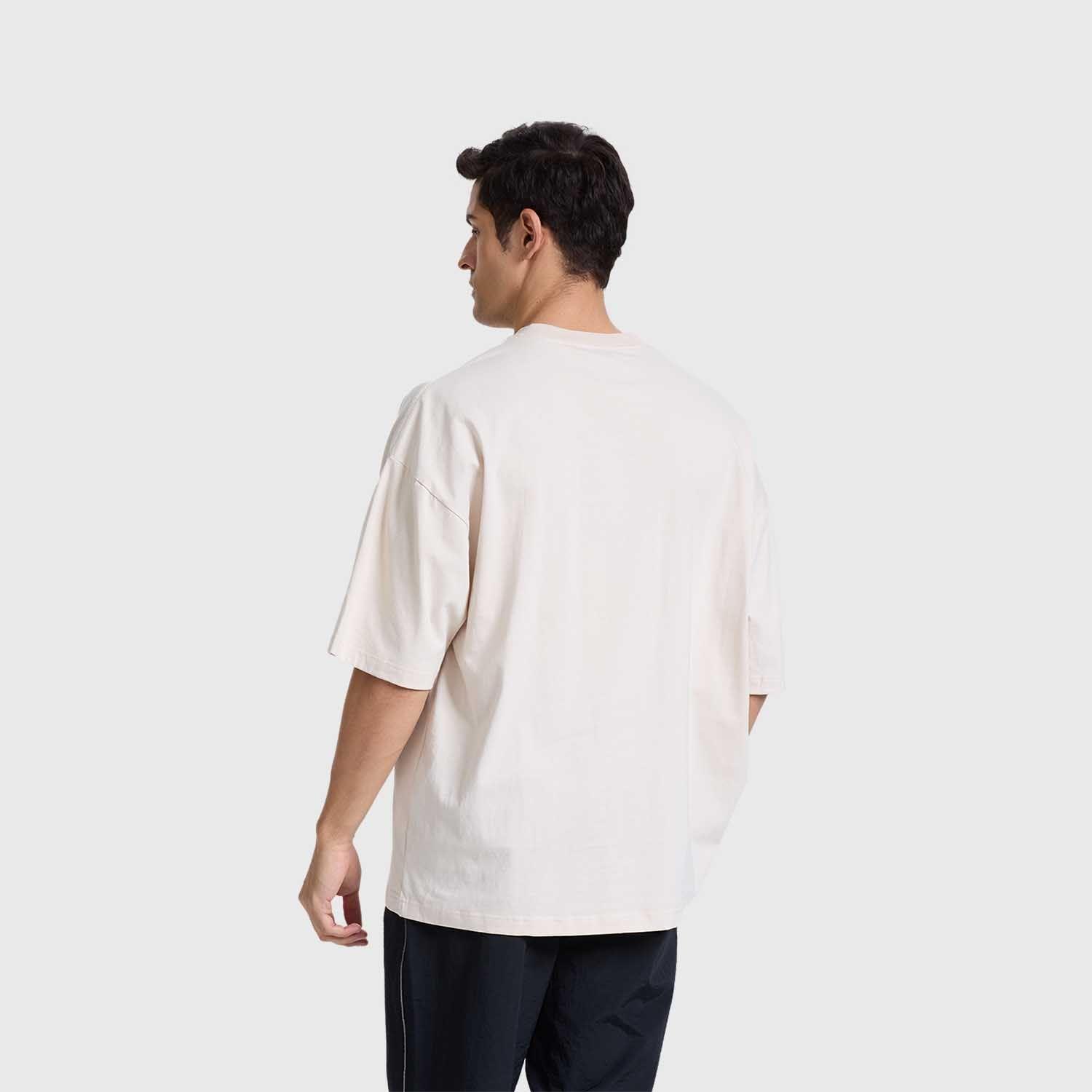Polera Hombre Print Oversize Beige Fashions Park-2
