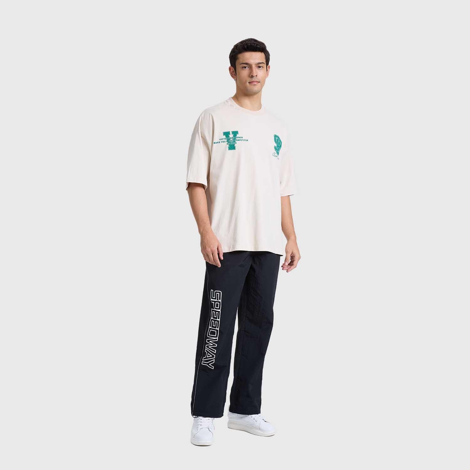 Polera Hombre Print Oversize Beige Fashions Park-3