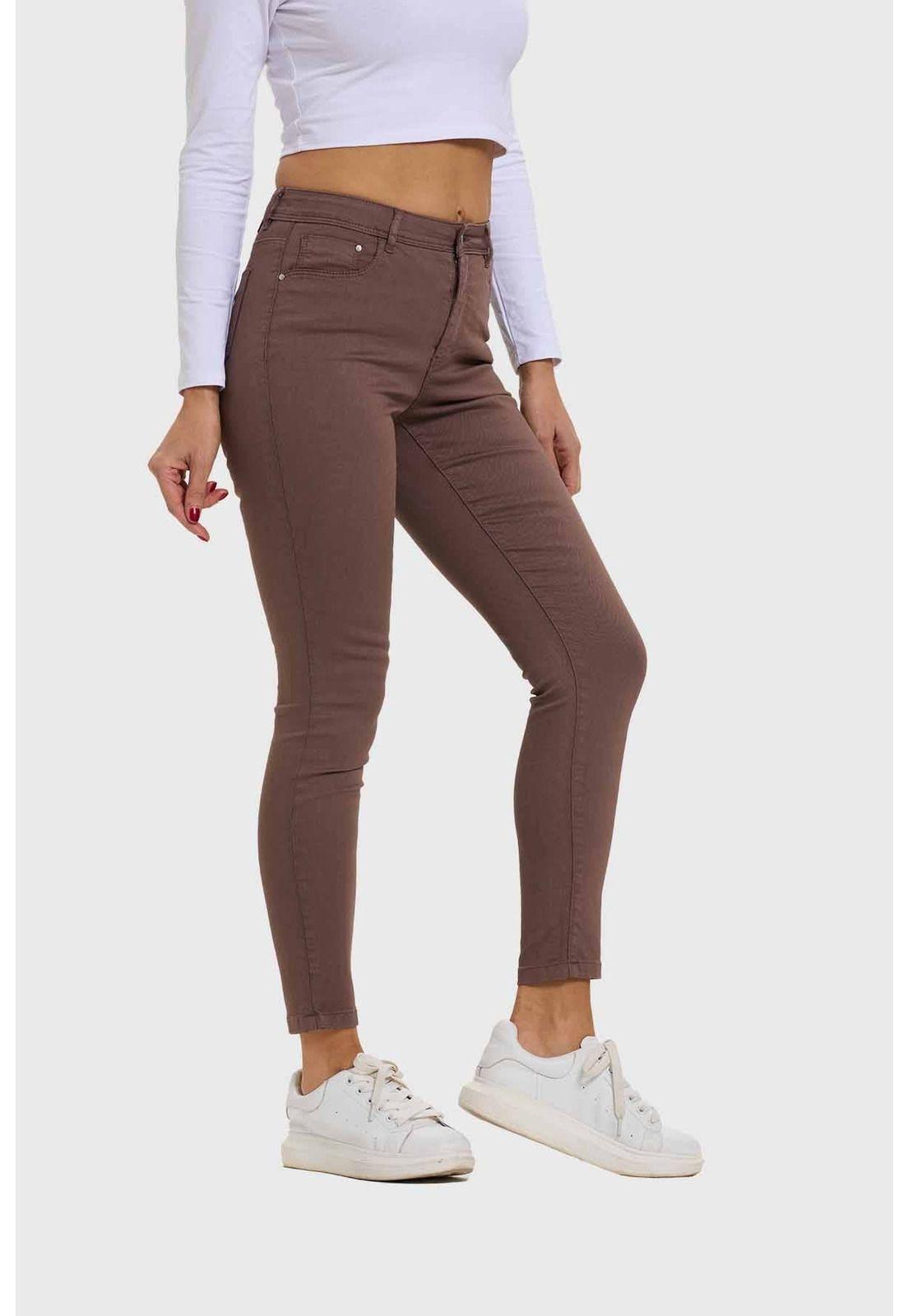 Jeans Mujer Skinny Chocolate-1