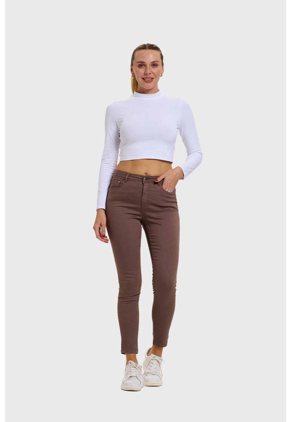 Jeans Mujer Skinny Chocolate-3