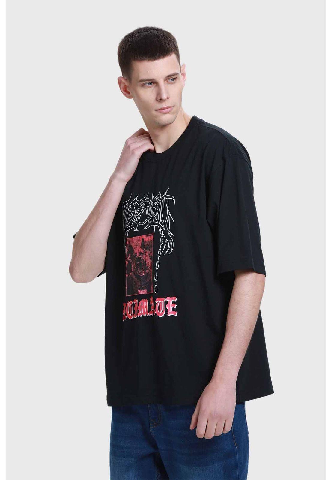 Polera Hombre Negro - V-1