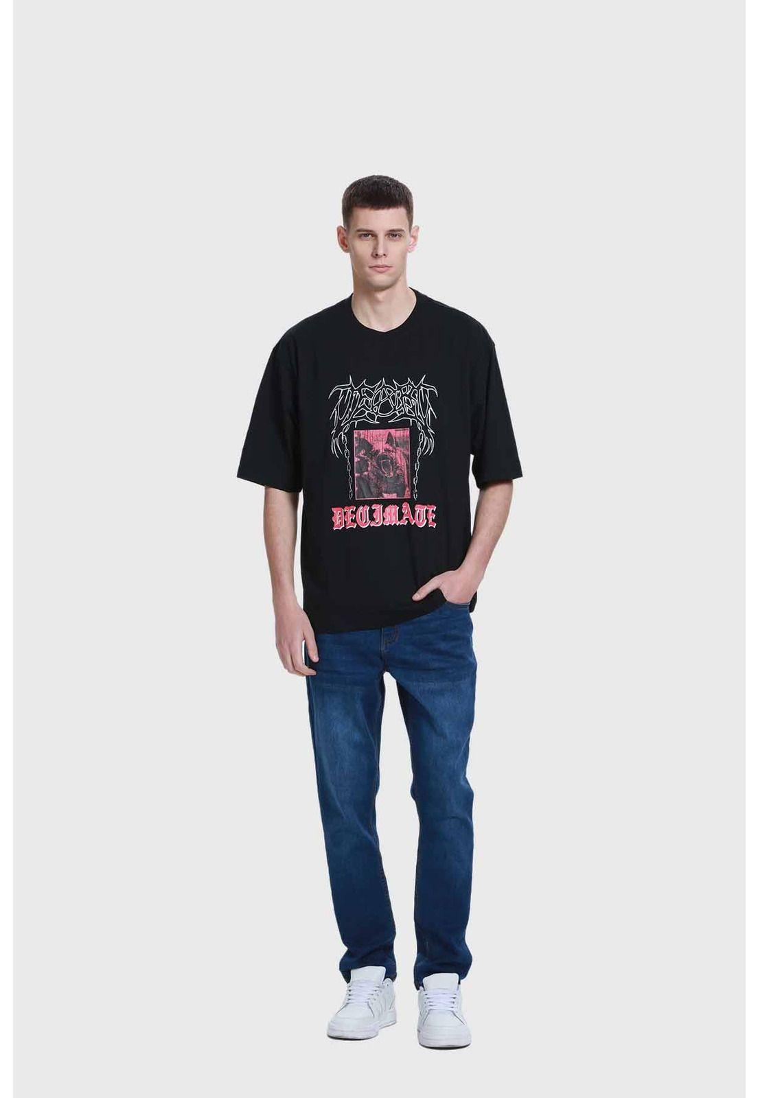 Polera Hombre Negro - V-3