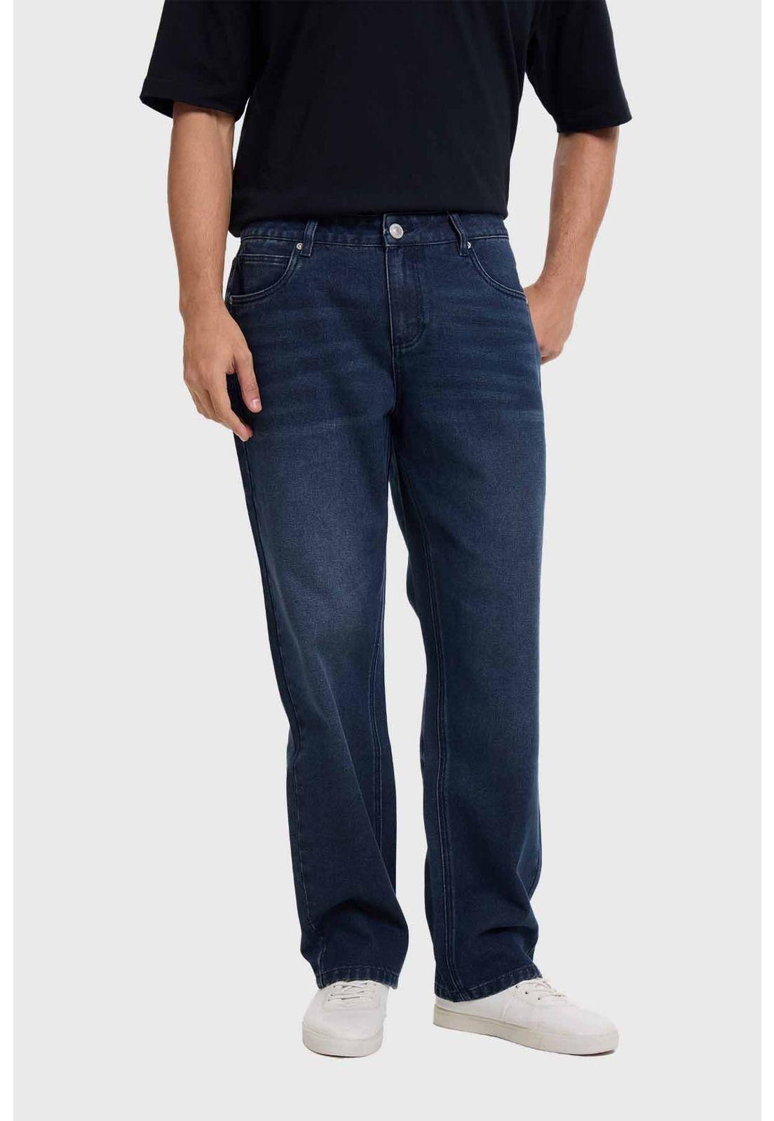 Jeans Hombre Skinny Azul-0