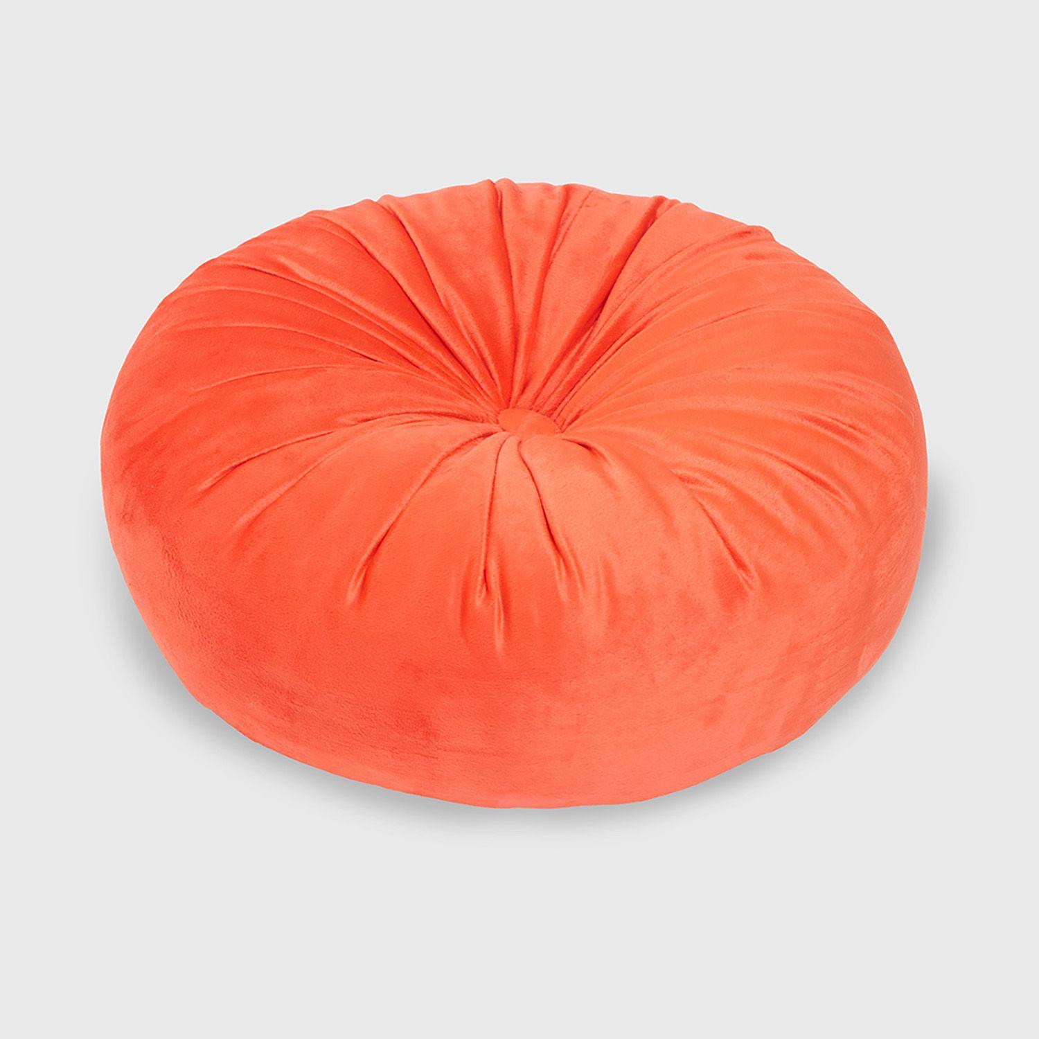 Cojín Unisex Velvet Redondo Rojo Fashion's Park-1