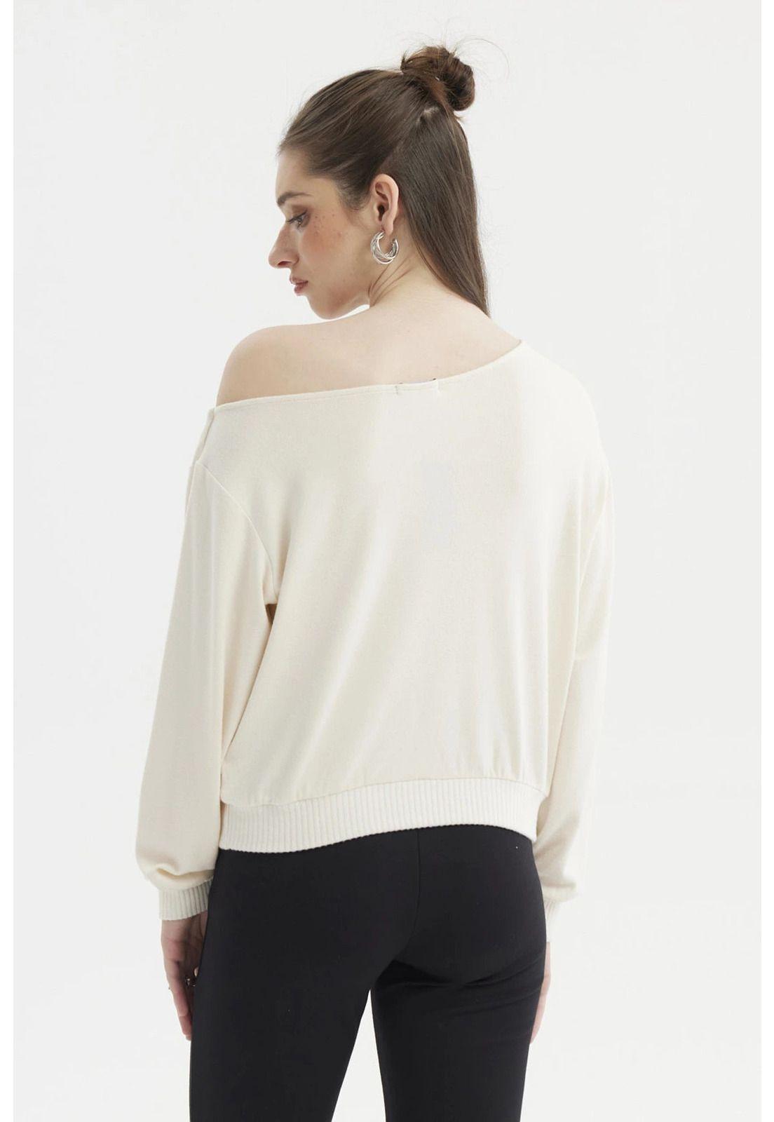 Sweater Mujer Slim Crudo-2