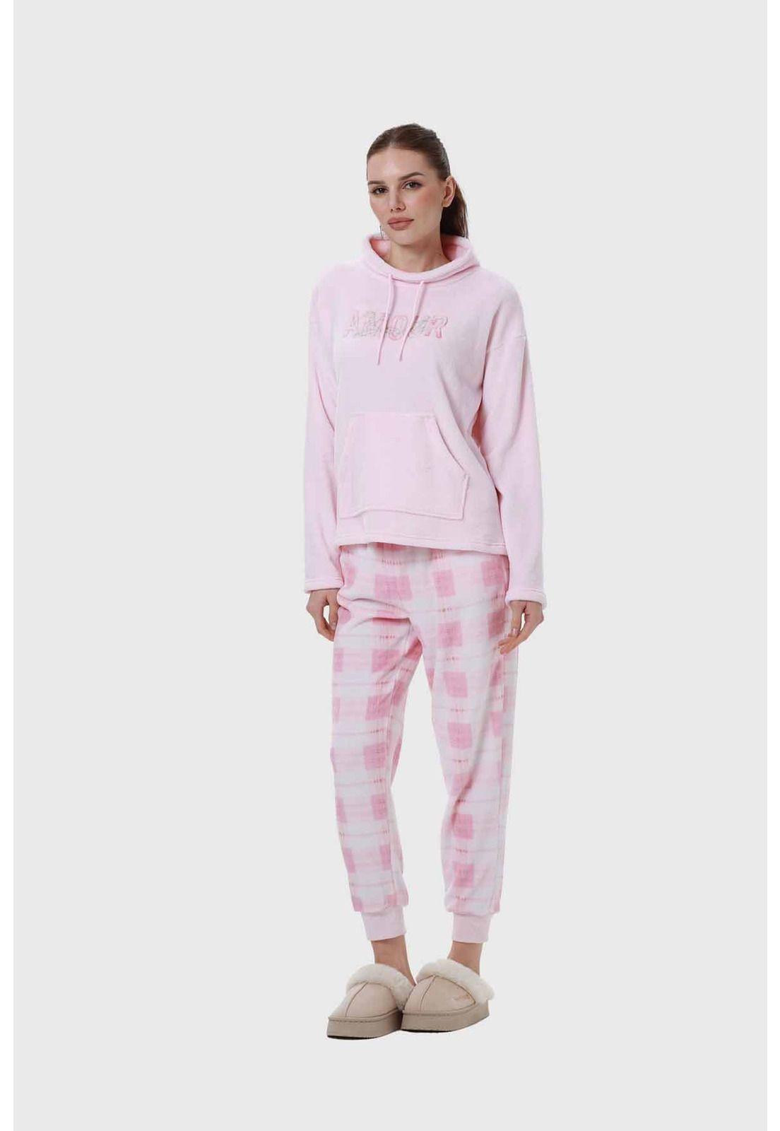 Pijama Mujer Polar Rosado - lll-3