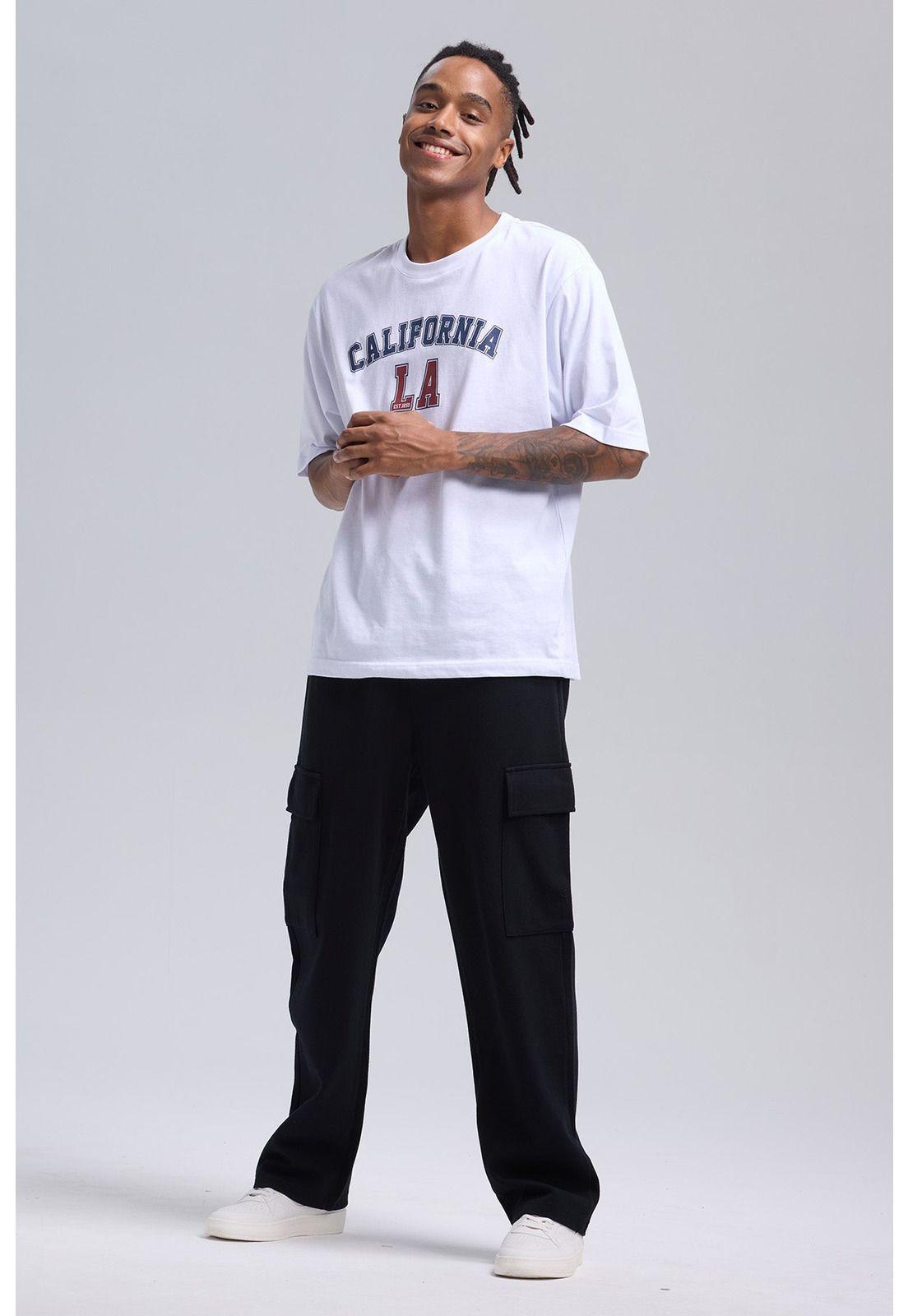 Pantalón Hombre Cargo Negro-3