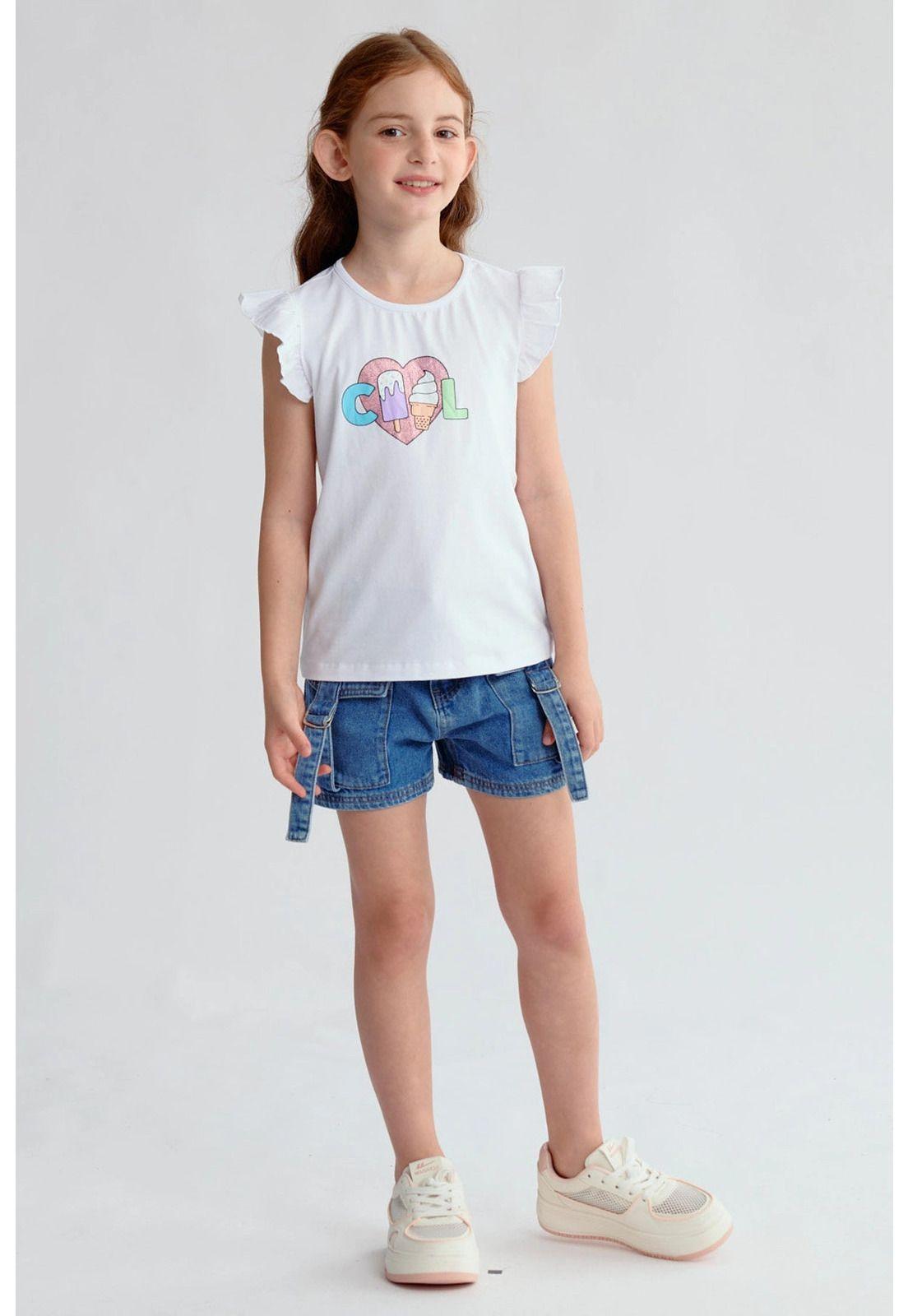 Polera Niña Con Vuelos Blanco-3