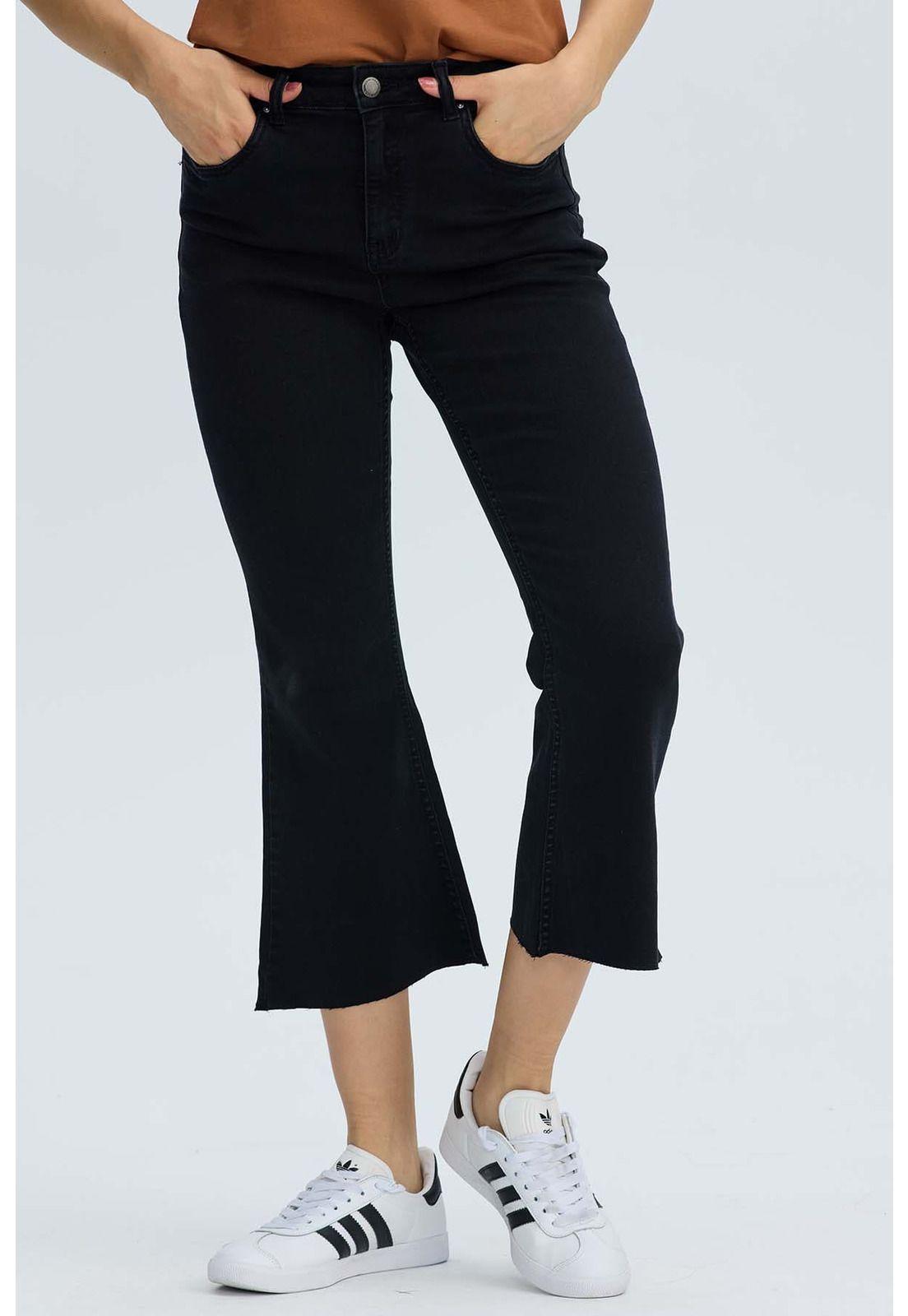 Jeans Mujer Vita Flare Negro-2