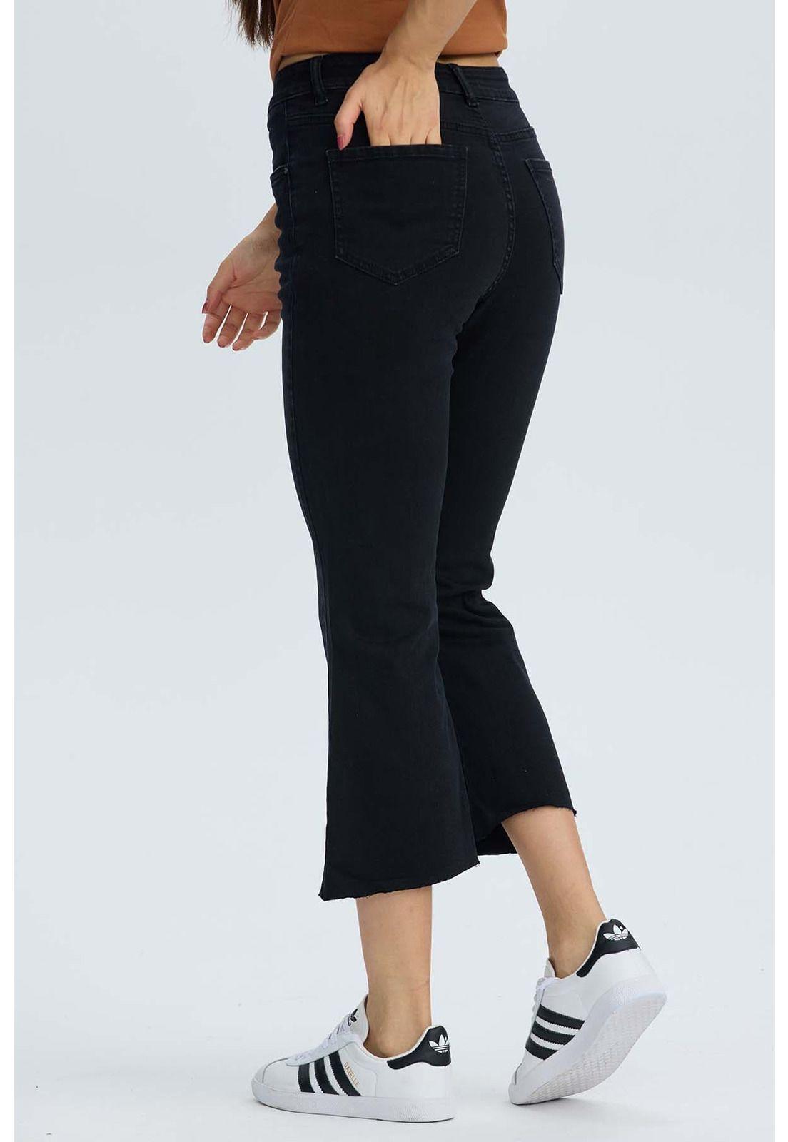 Jeans Mujer Vita Flare Negro-3