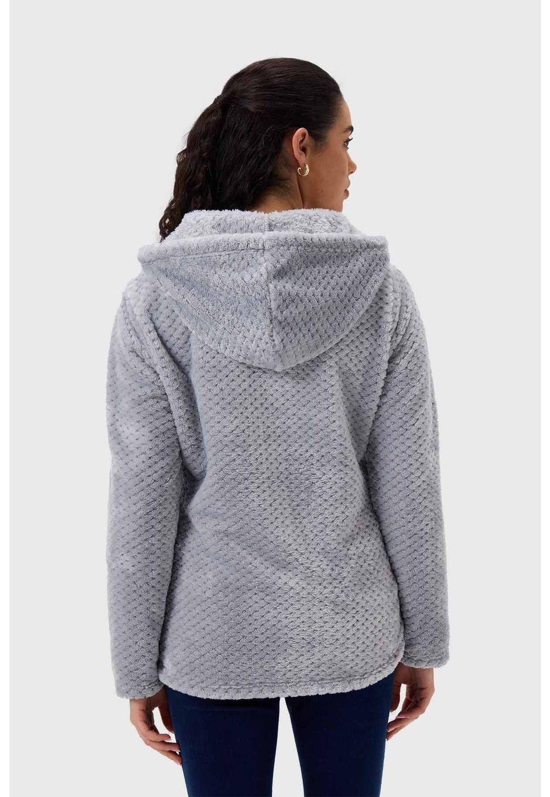 Polar Mujer Básico Gris Perla-2