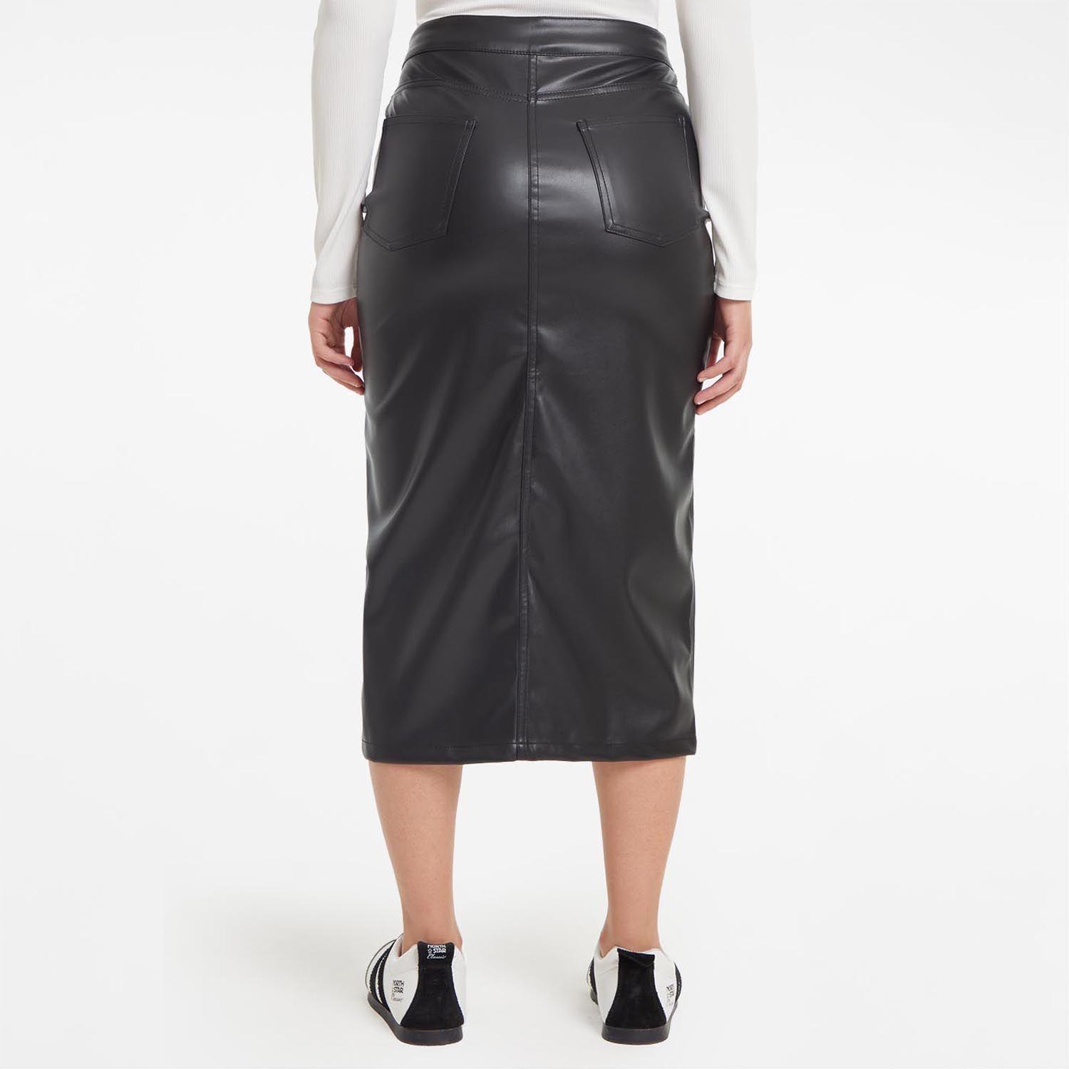 Falda Mujer Midi Negro Fashion´s Park-2