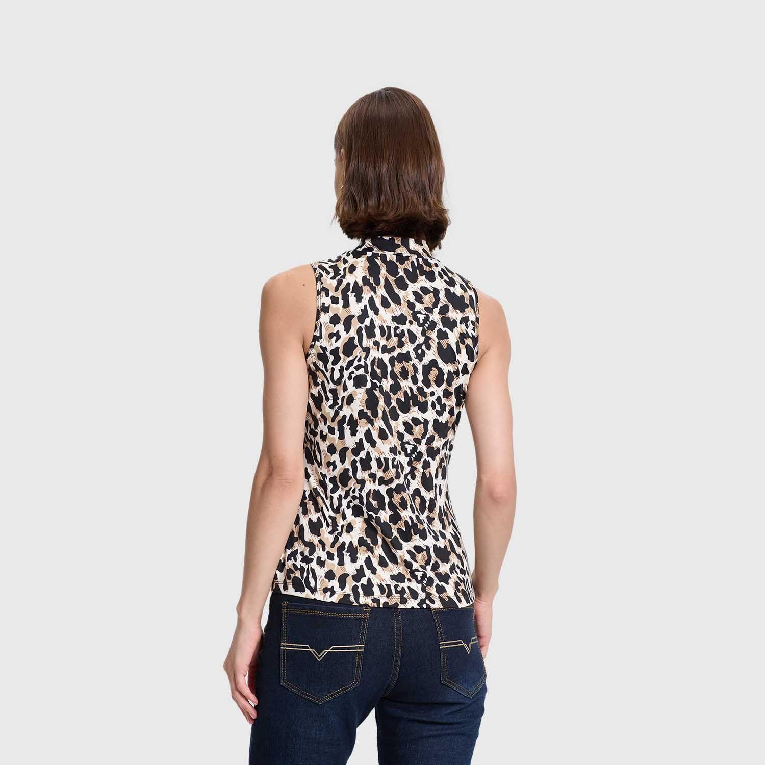 Polera Mujer Elasticada Beige Fashion's Park-2