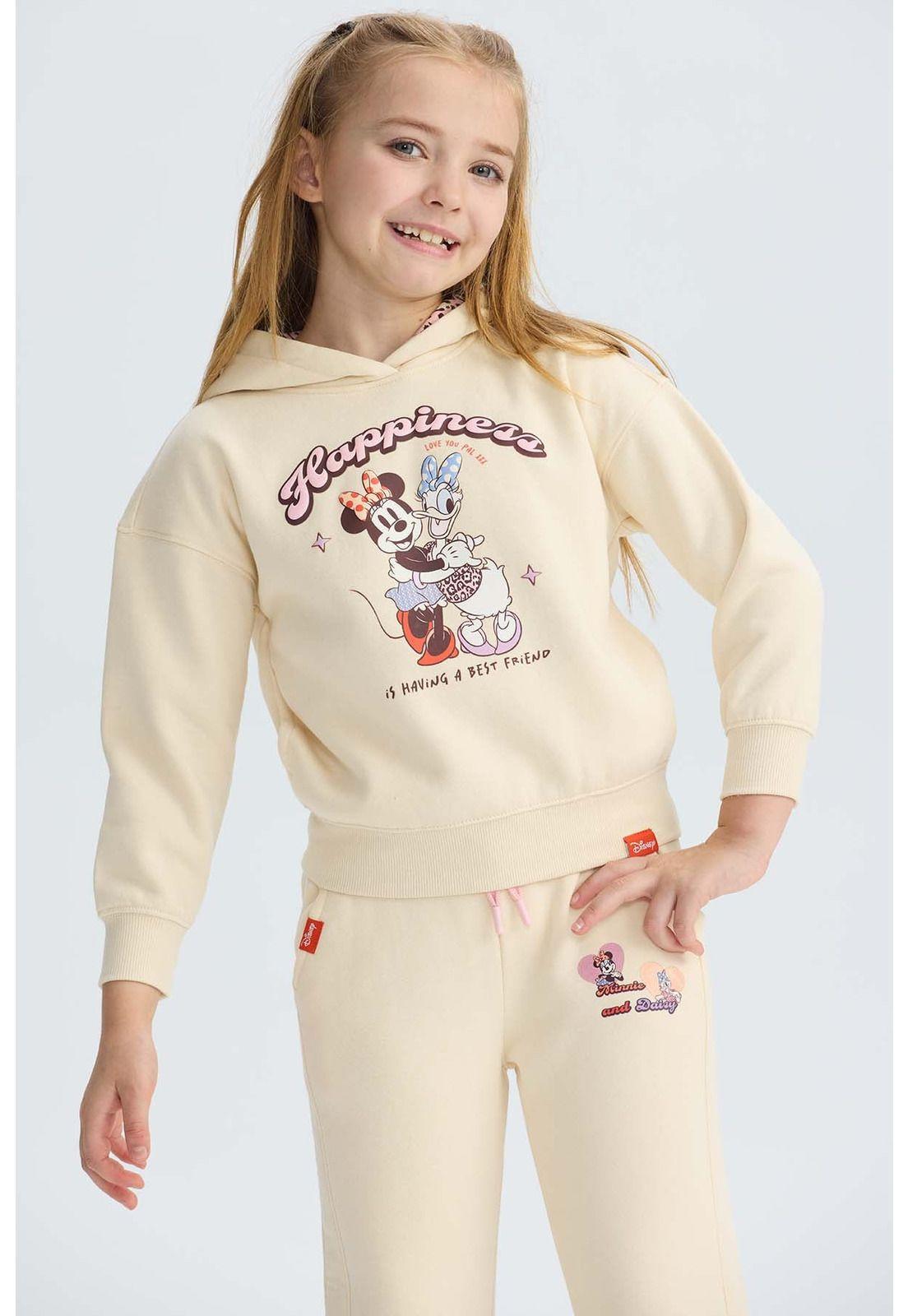 Polerón Niña Minnie Beige-0