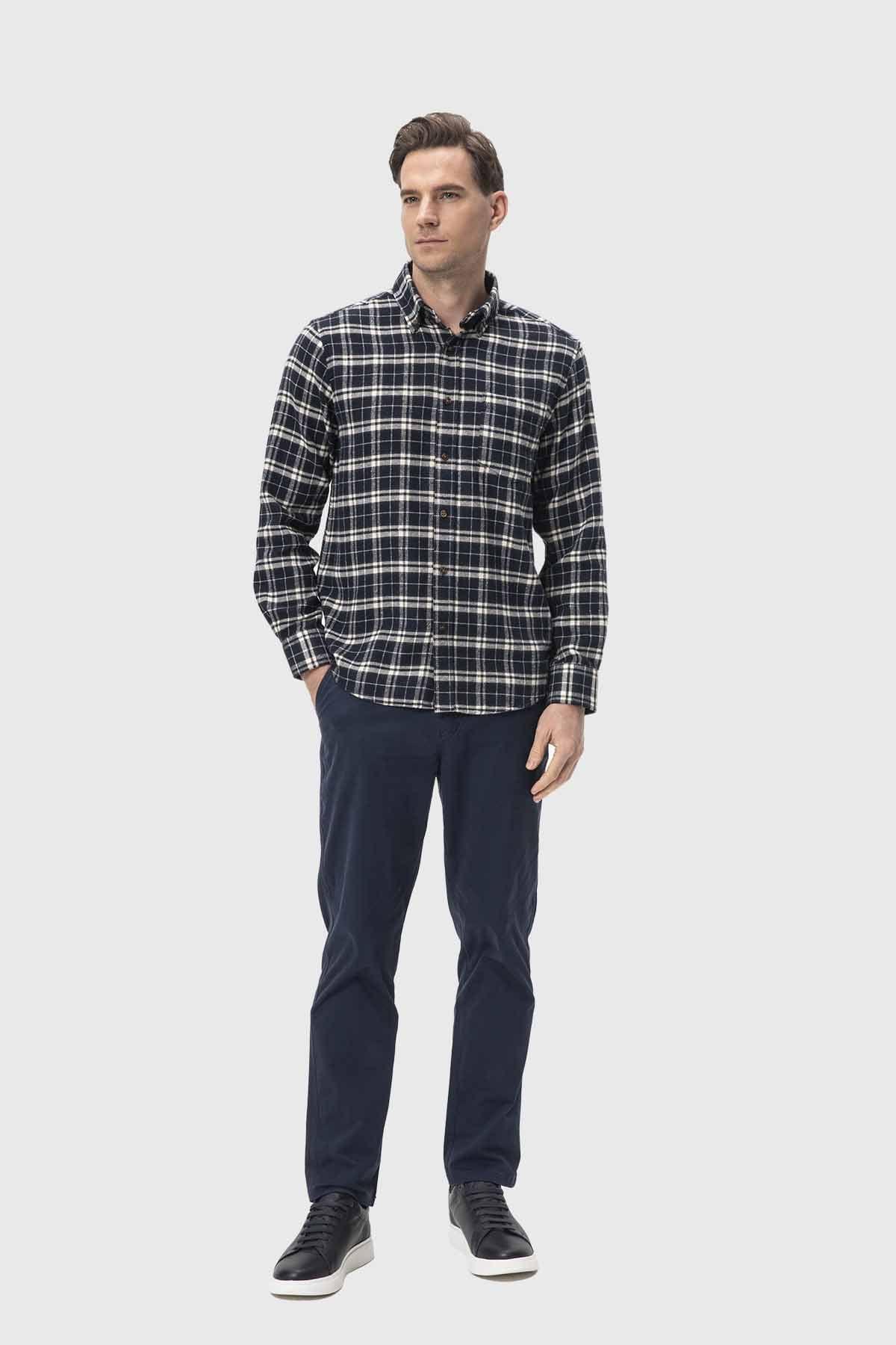 Camisa Hombre Básica Negro-3