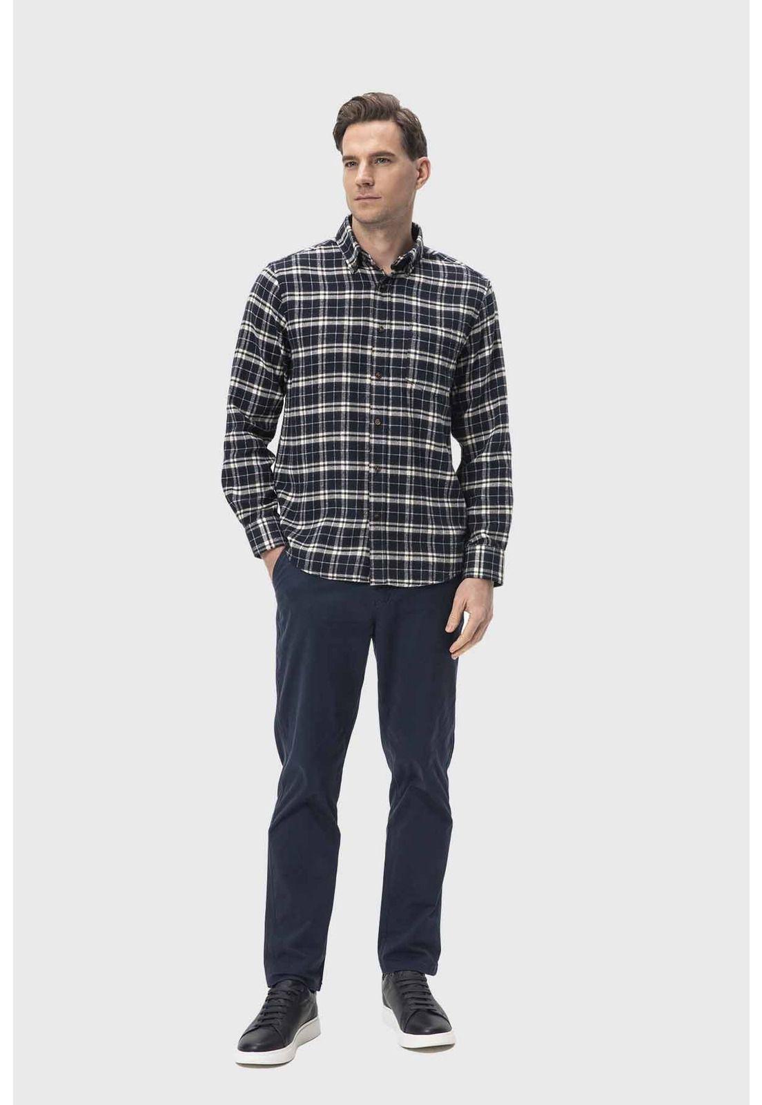 Camisa Hombre Básica Negro-3