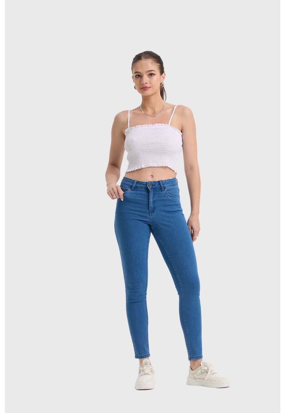 Jeans Mujer Skinny Emilia Azul - ll-3