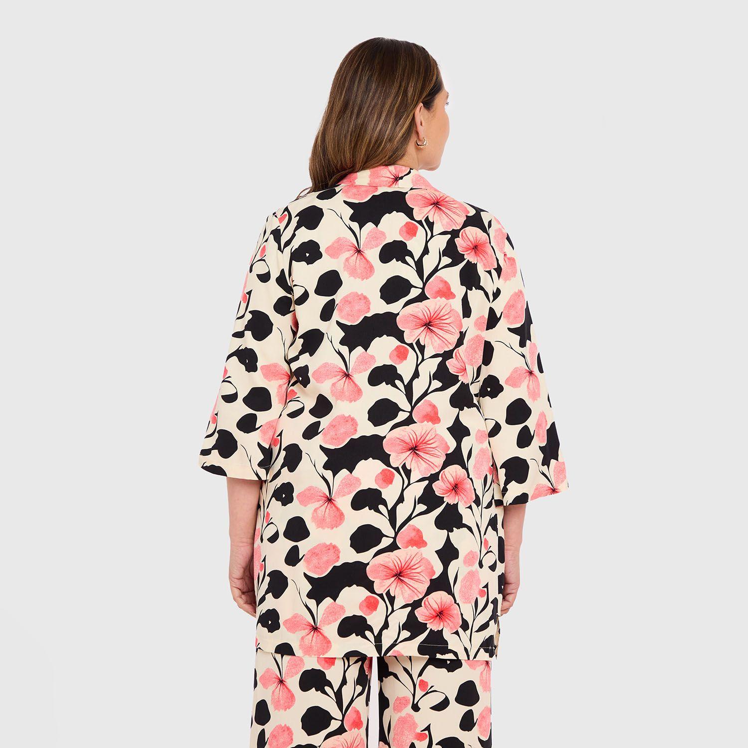 Blusa Mujer Kimono Rojo Fashion's Park-2