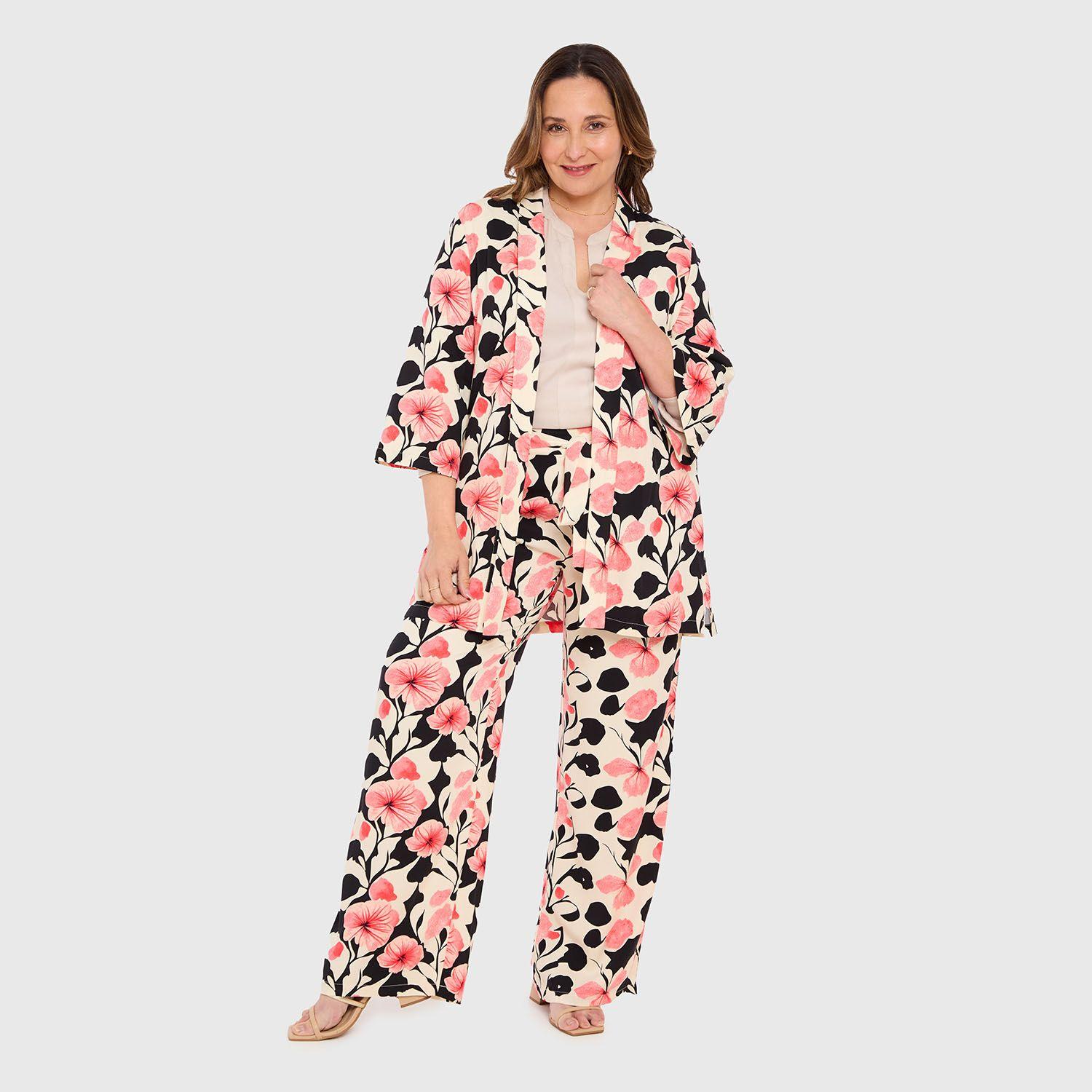 Blusa Mujer Kimono Rojo Fashion's Park-3