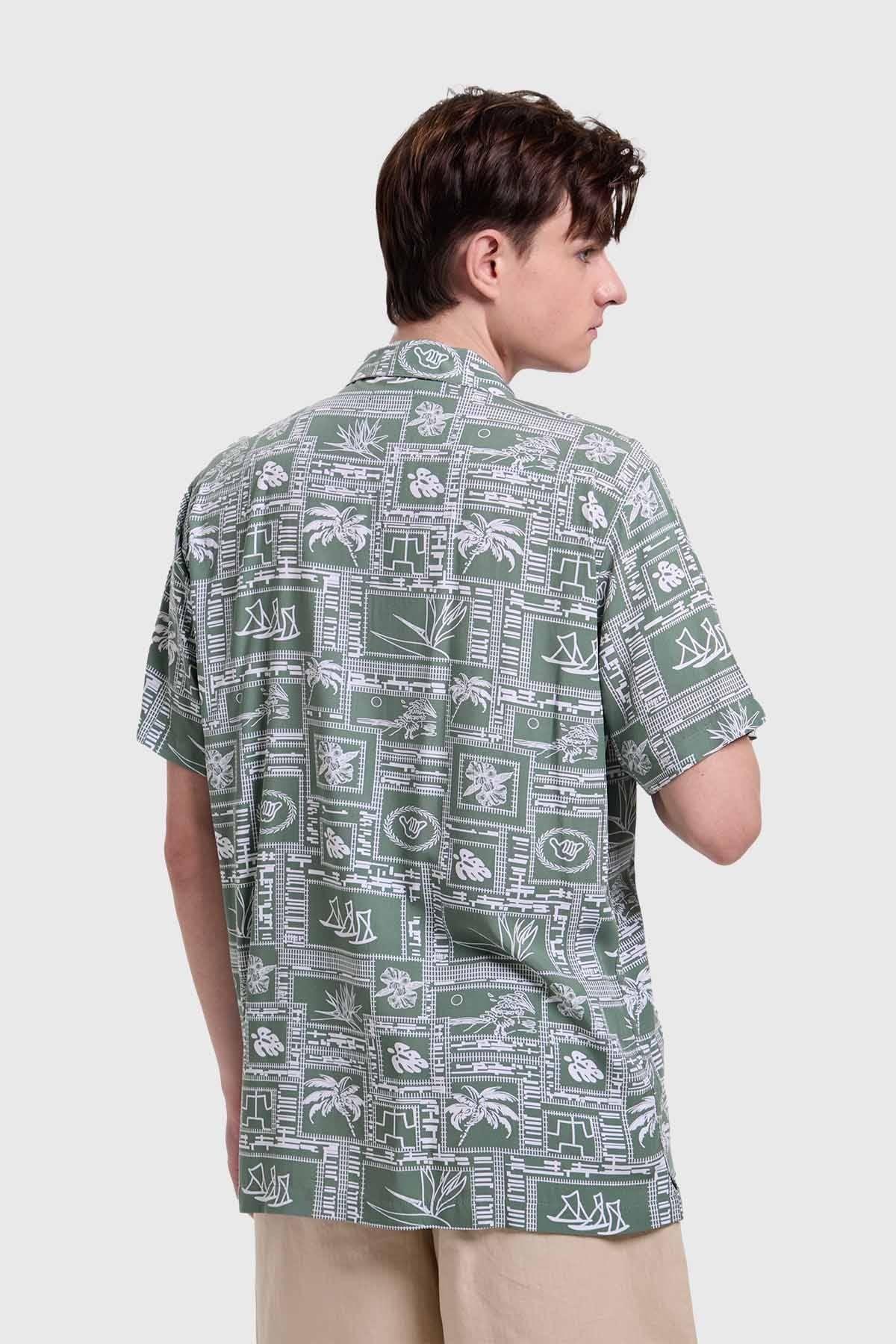 Camisa Hombre Verde-2