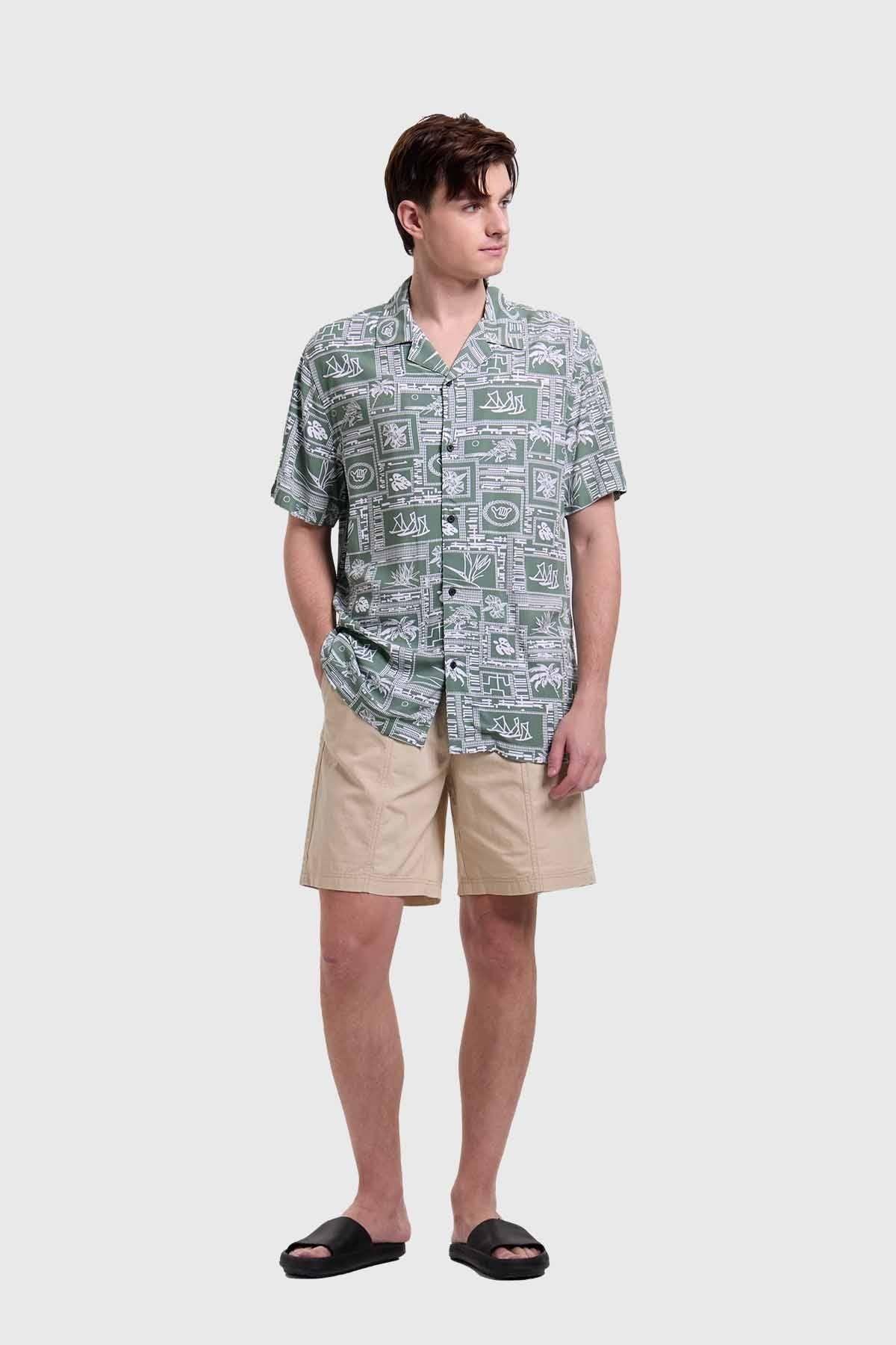 Camisa Hombre Verde-3