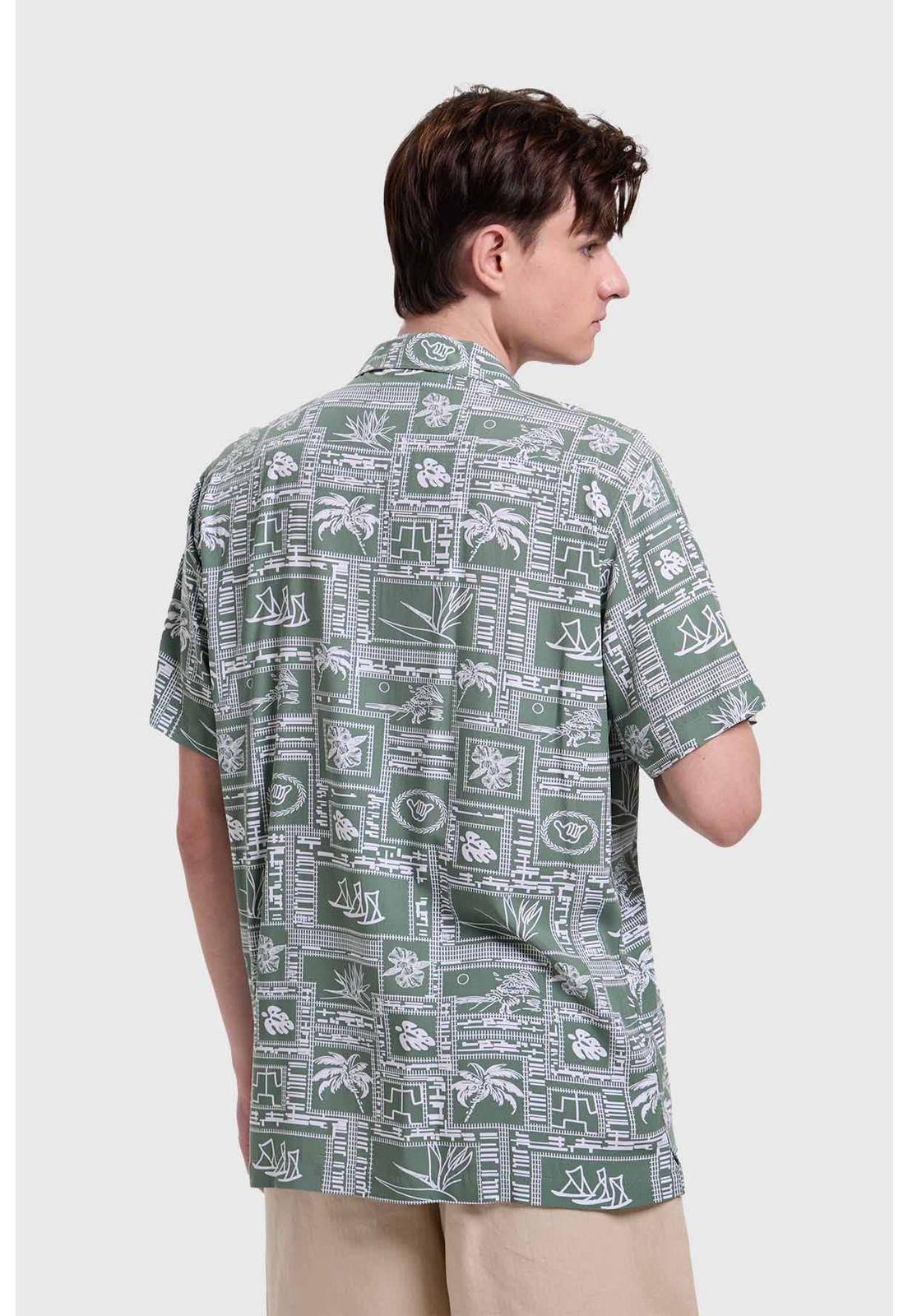Camisa Hombre Verde-2
