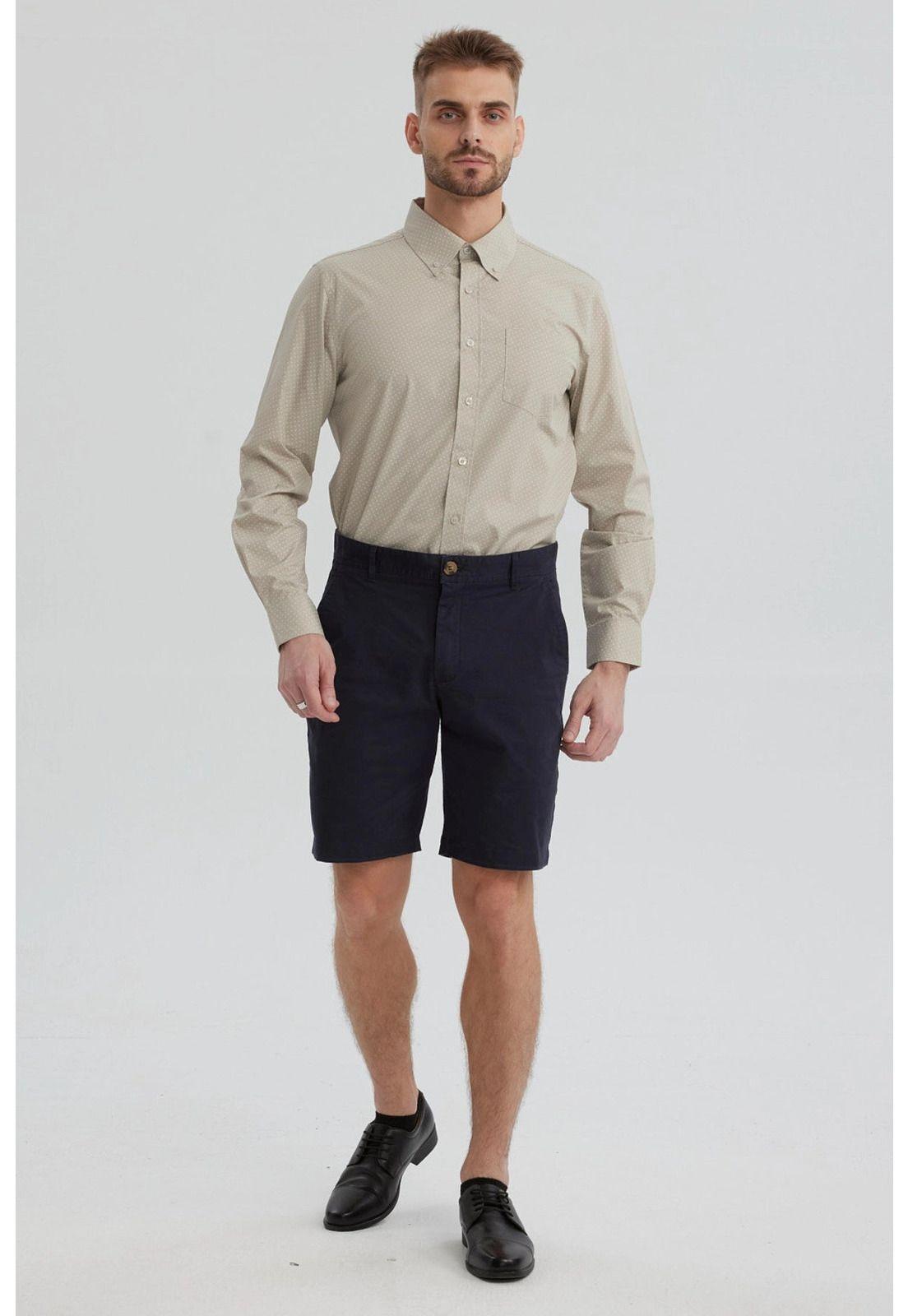 Camisa Hombre Fantasía Gris-3