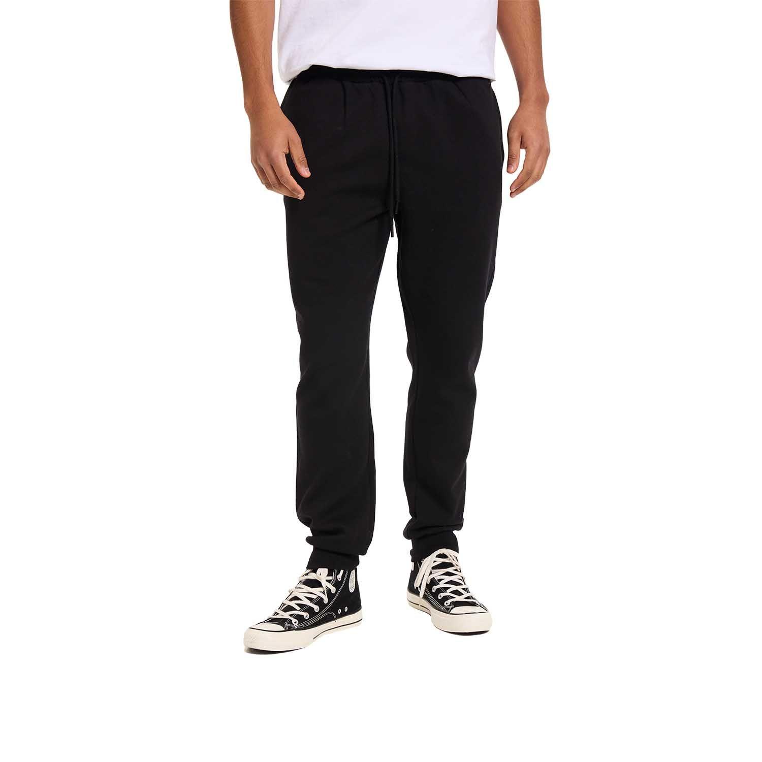 Pantalón Buzo Hombre Jogger Básico Negro I Fashion's Park-0