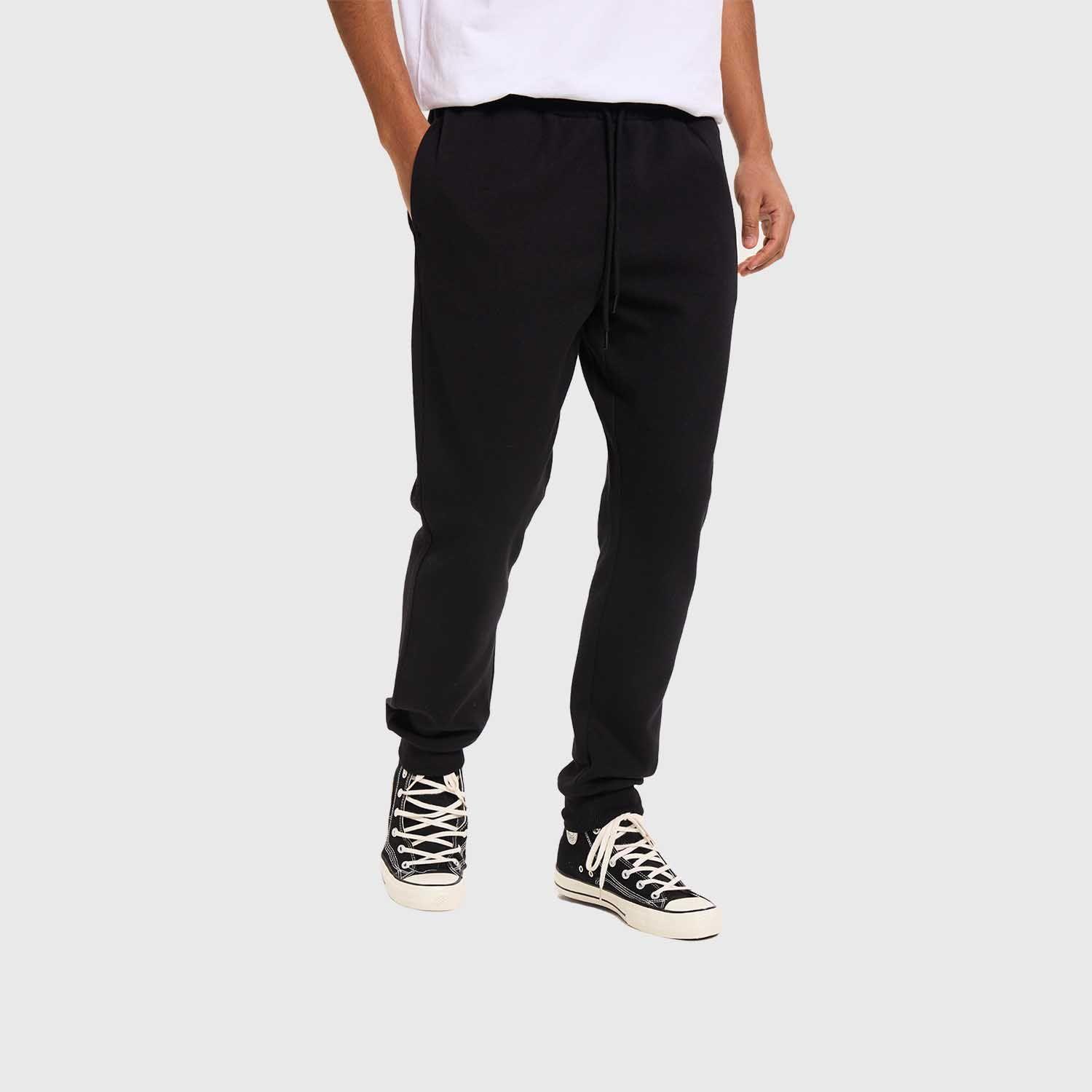 Pantalón Buzo Hombre Jogger Básico Negro I Fashion's Park-1