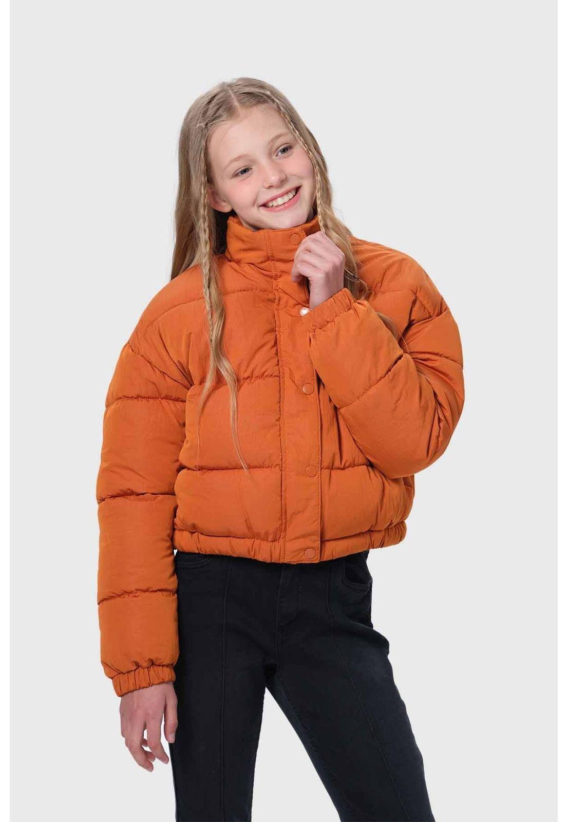 Parka Niña Puffa Camel-0