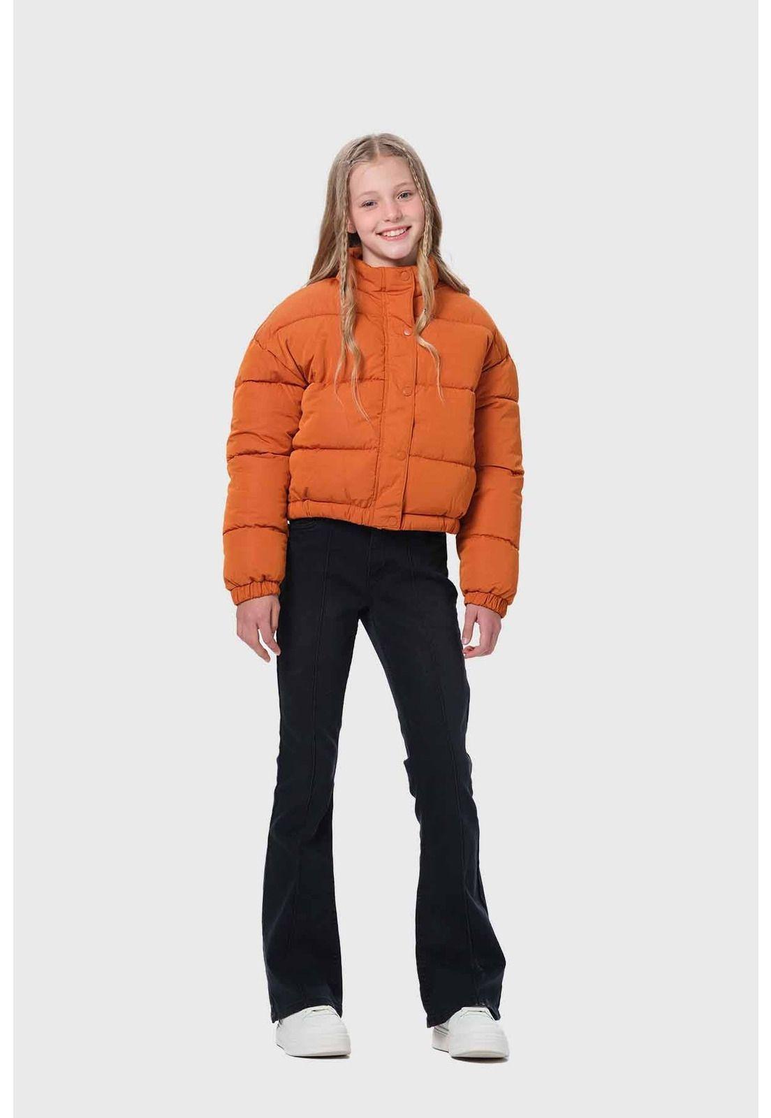 Parka Niña Puffa Camel-3