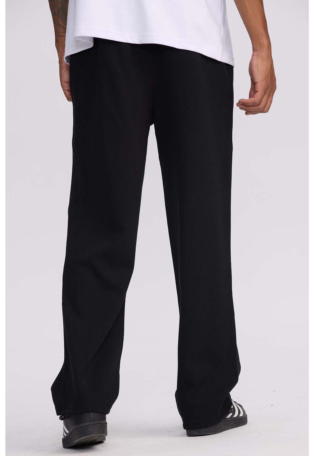 Pantalón Buzo Hombre Loose Fit Negro-2