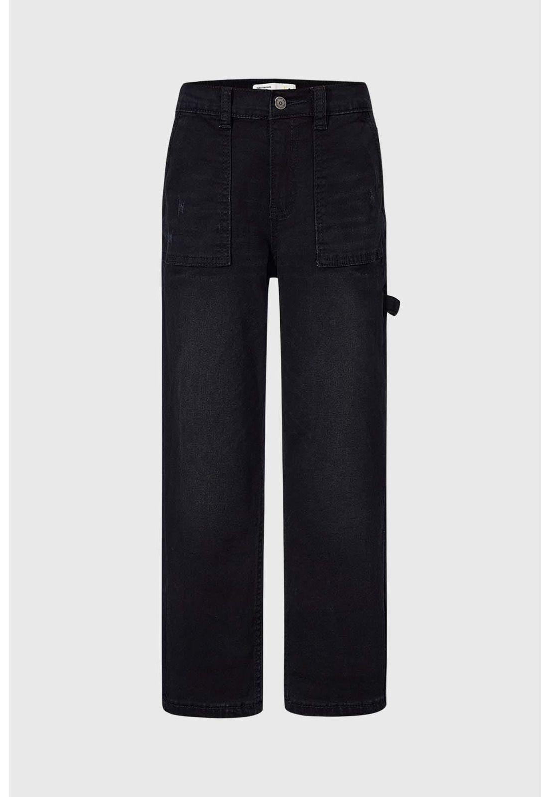 Jeans Niño Carpintero Negro-0