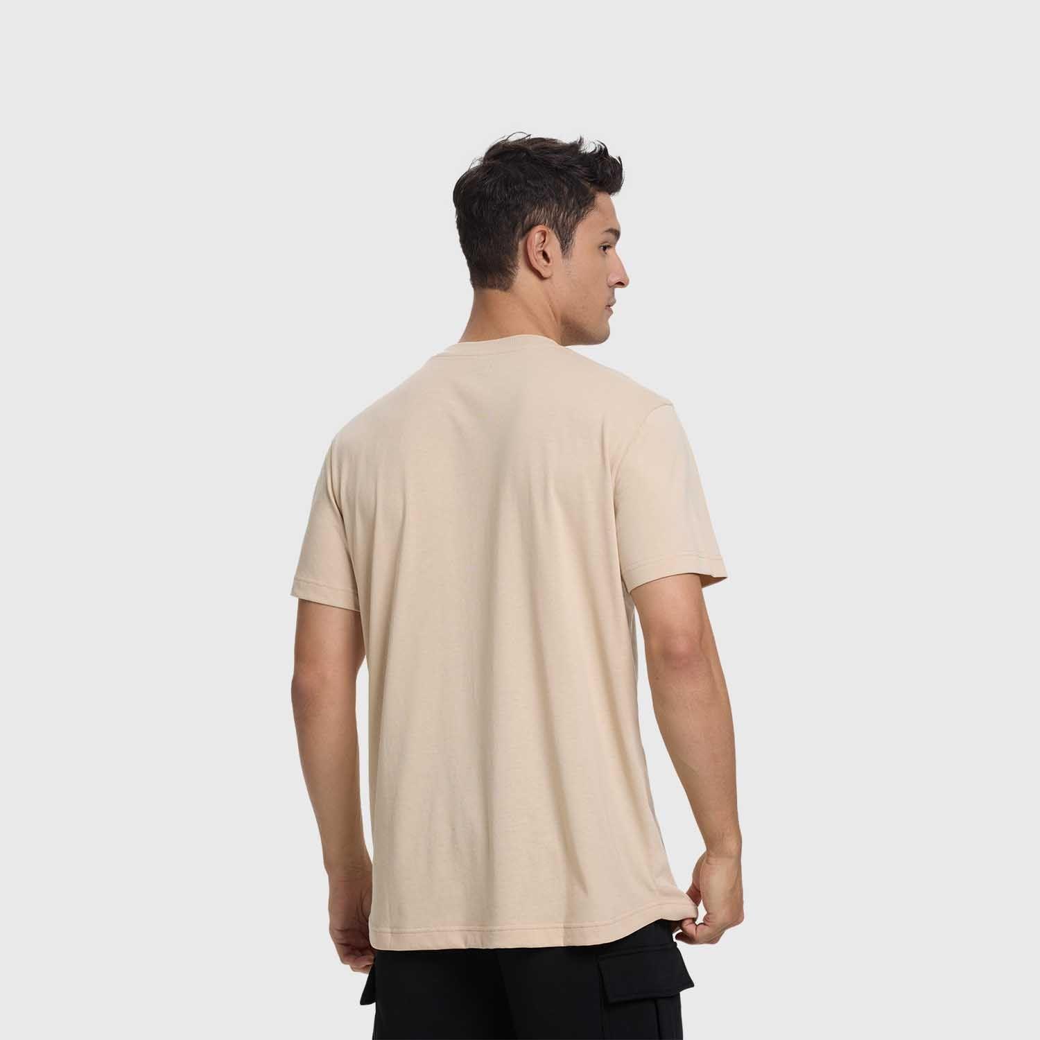 Polera Hombre Long Fit Básica Beige Fsp Fashion's Park-2