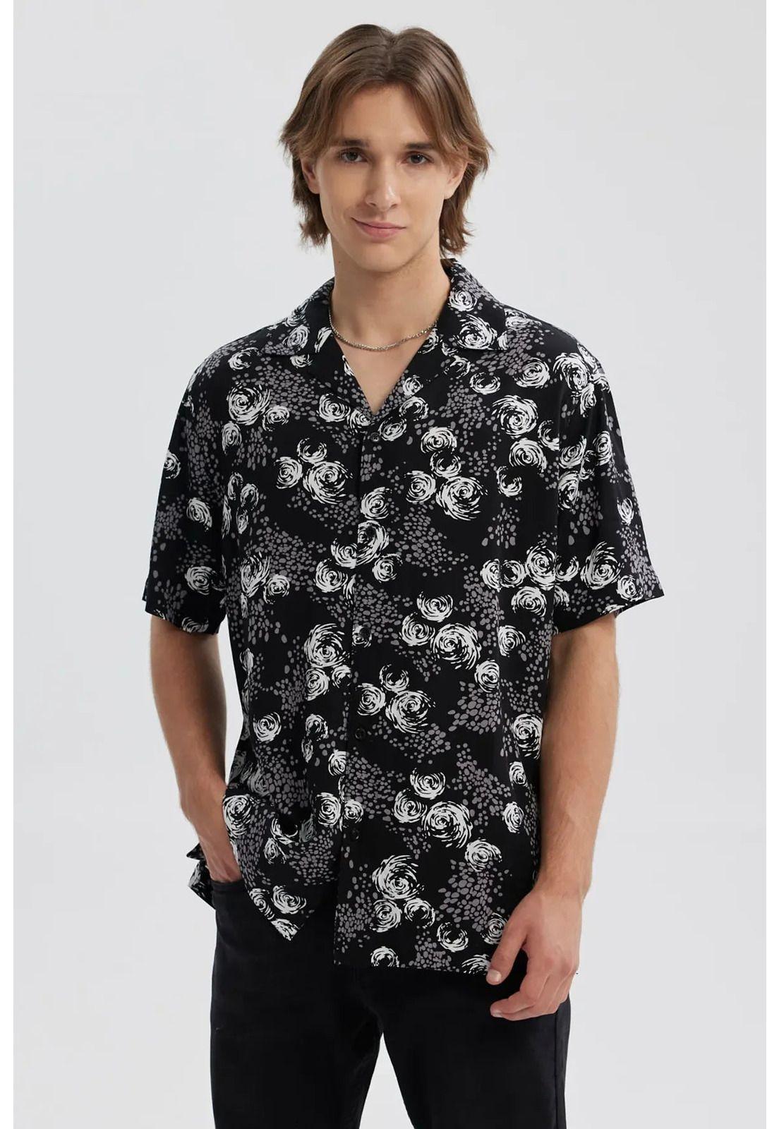 Camisa Hombre Full Rapport Negro-0