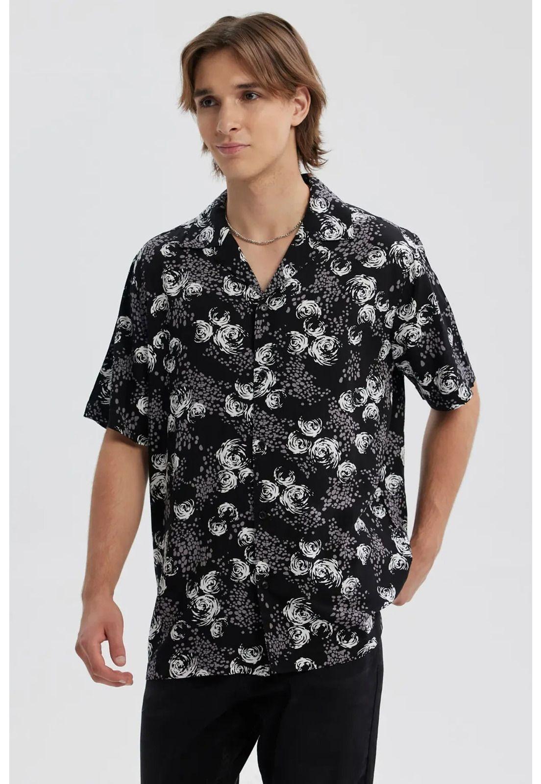 Camisa Hombre Full Rapport Negro-1
