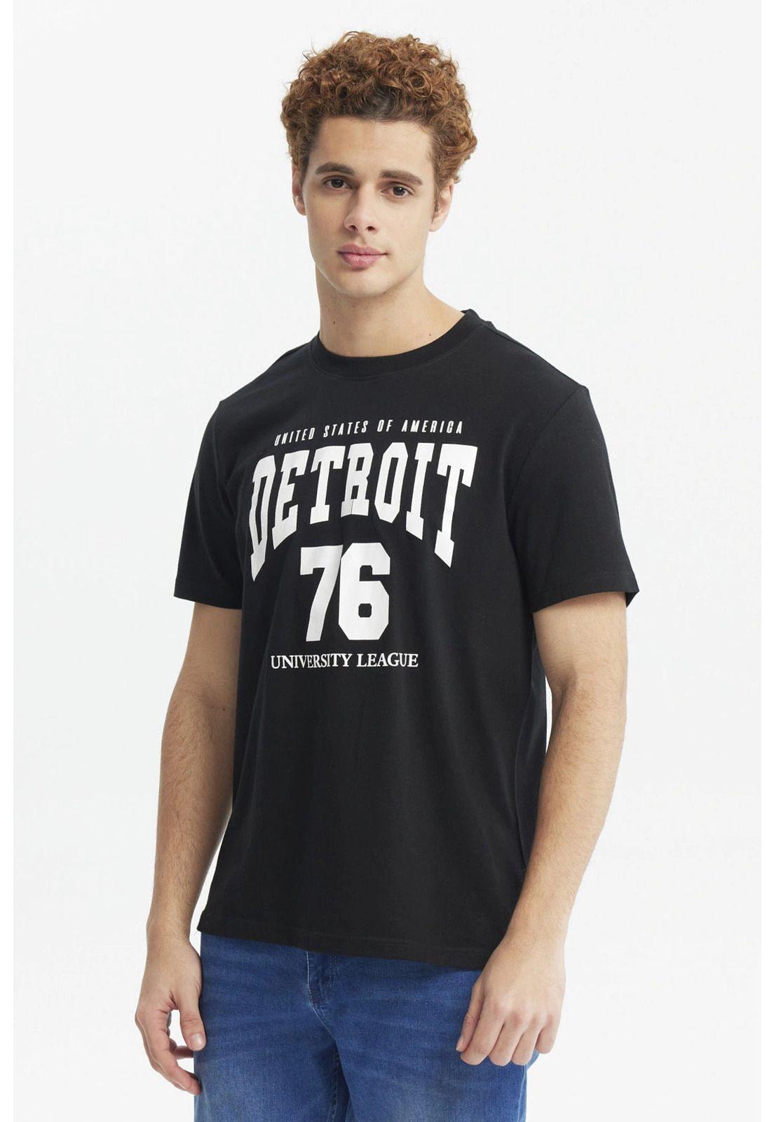 Polera Hombre Oversize Negro - X-1