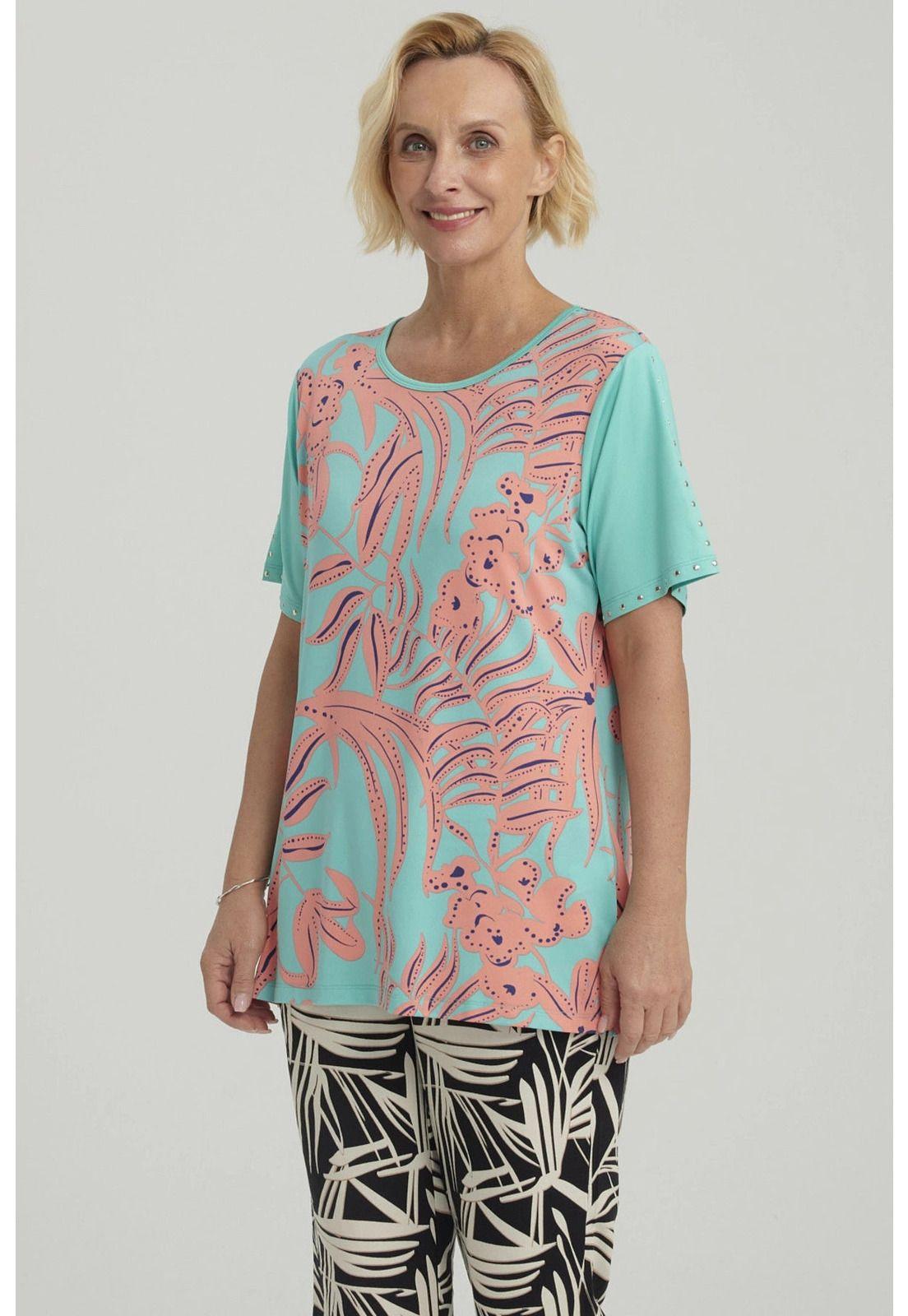 Polera Mujer Cruce Cuello Sandía-3