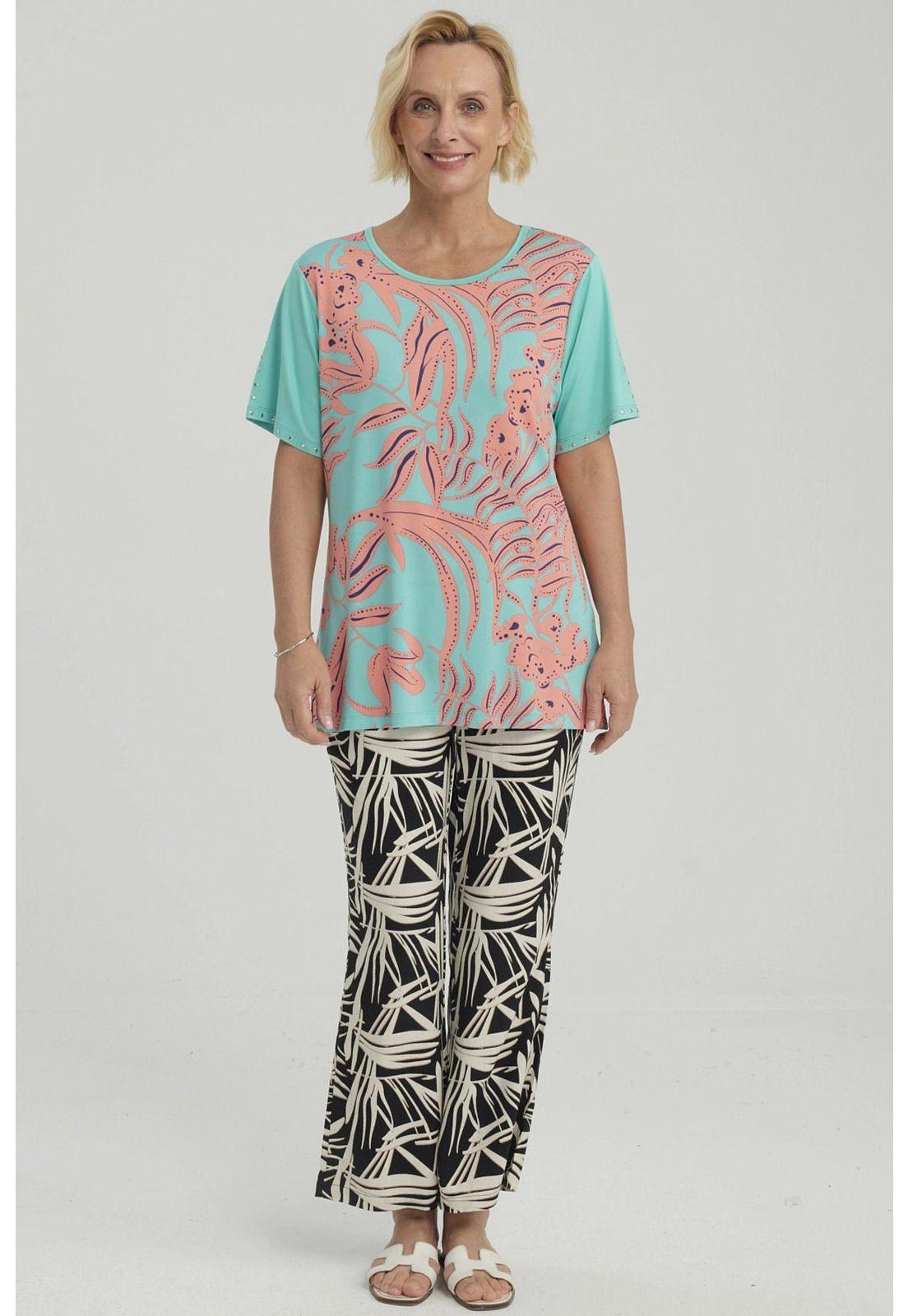 Polera Mujer Cruce Cuello Sandía-7