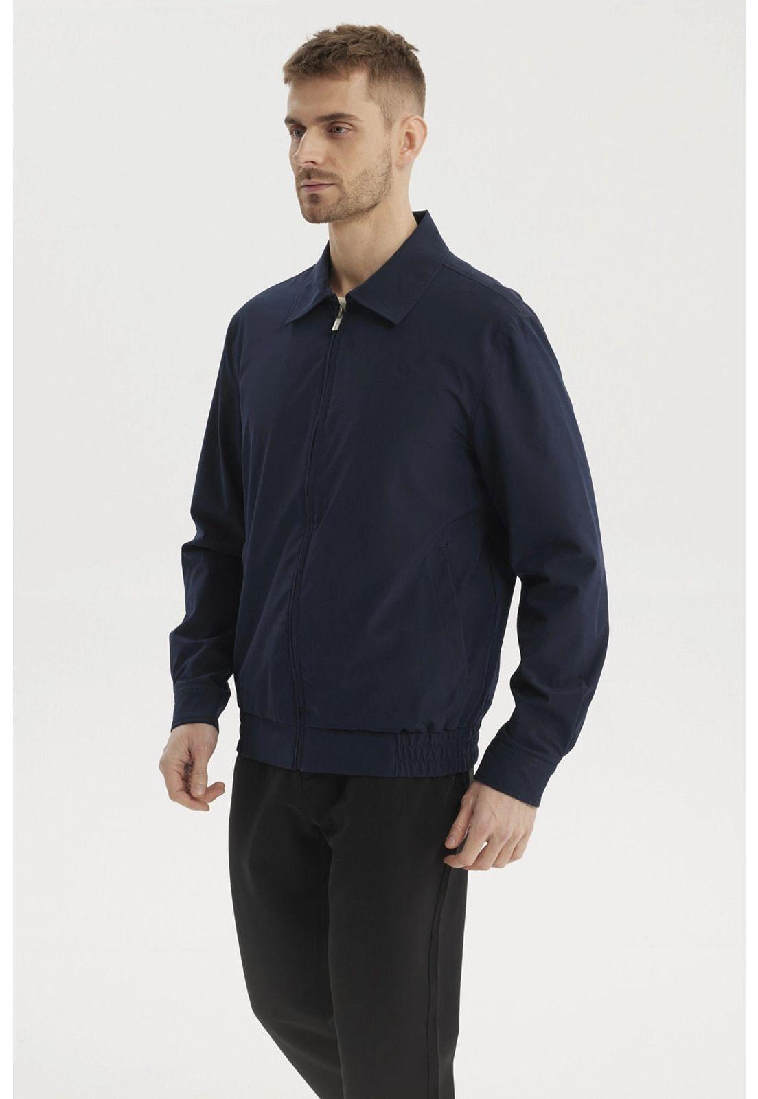 Chaqueta Hombre Full Zipper Azul Marino - ll-1