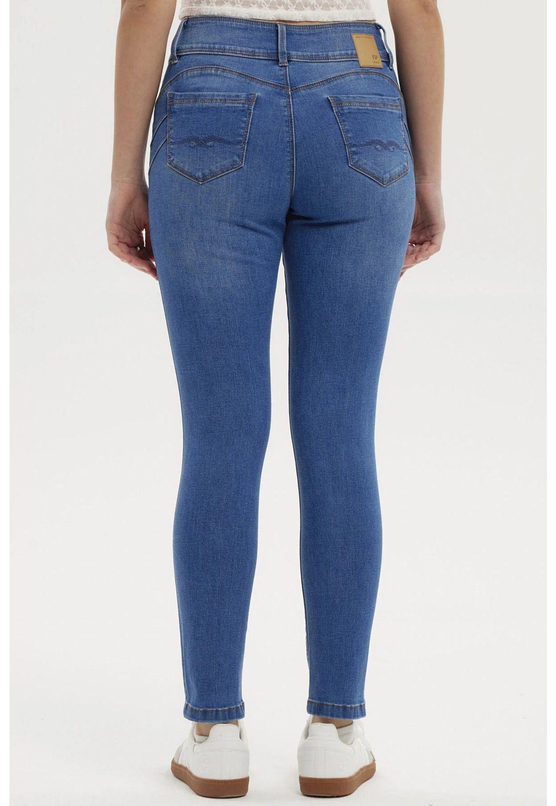 Jeans Mujer Skinny Kim Azul - V-2