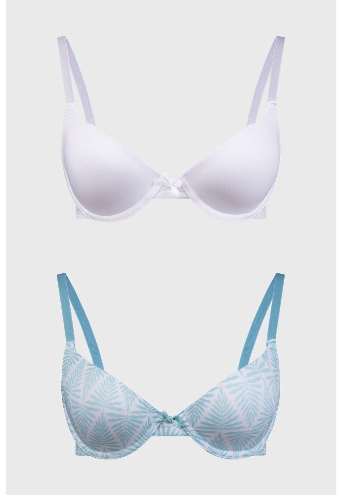 Sostén Mujer Bipack Copa Soft Estampado Aqua-0