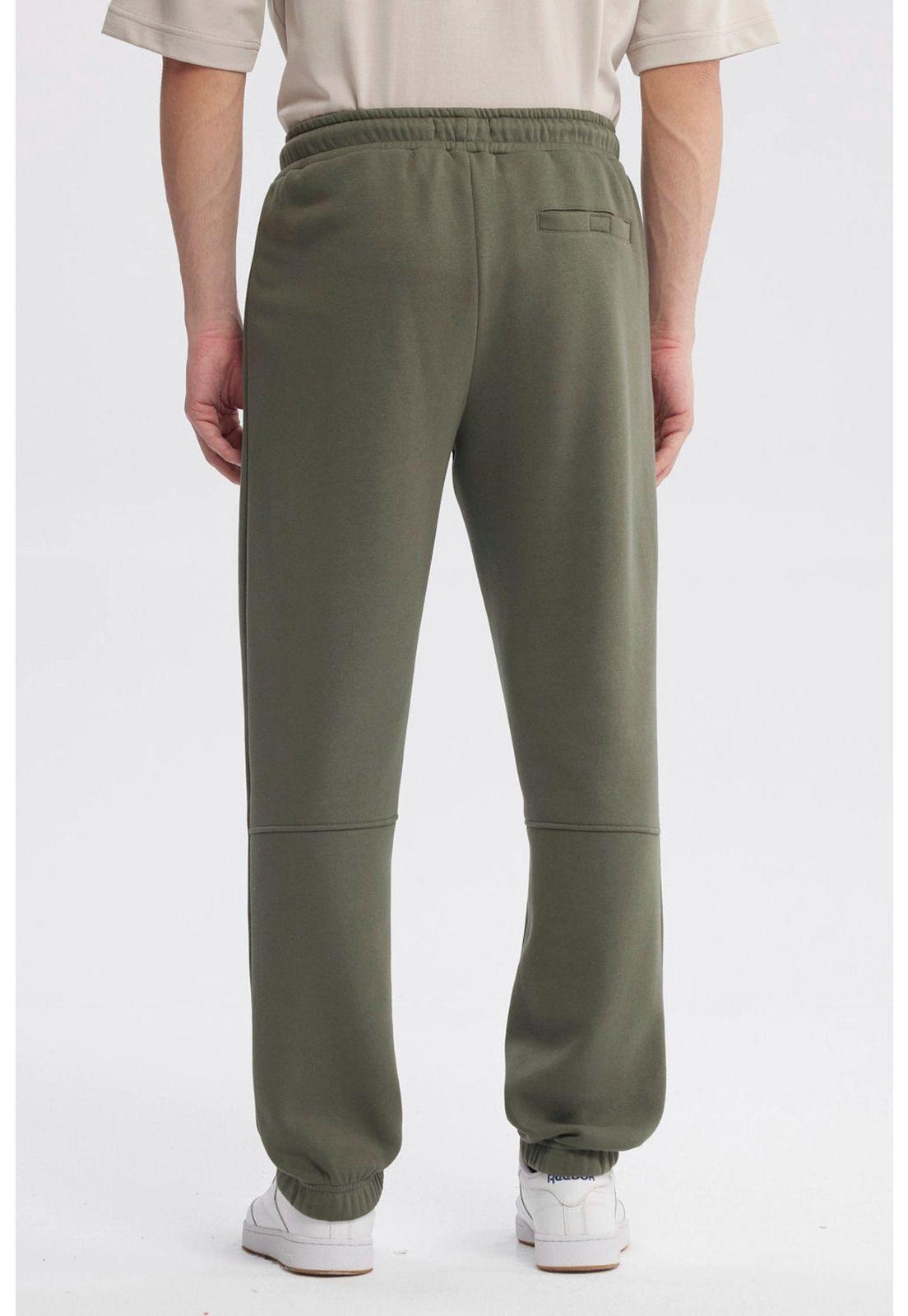 Pantalón Buzo Hombre Sport Verde Militar-2