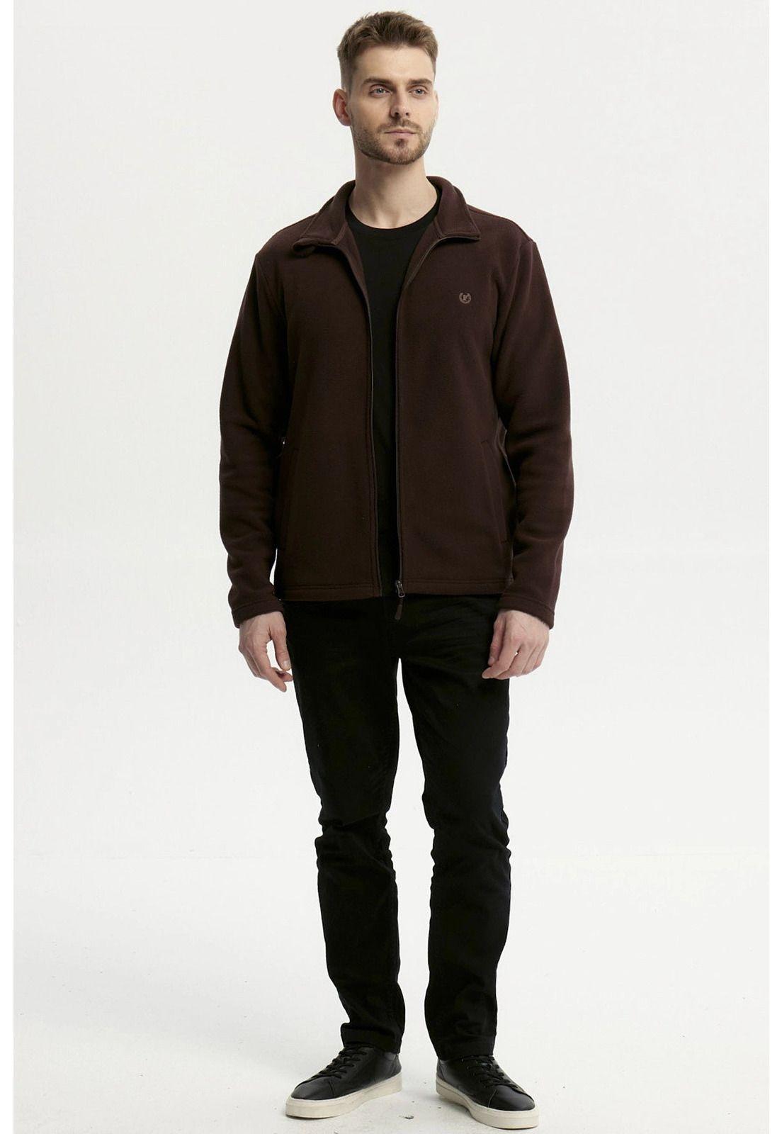 Polar Hombre Liso Café Oscuro-3