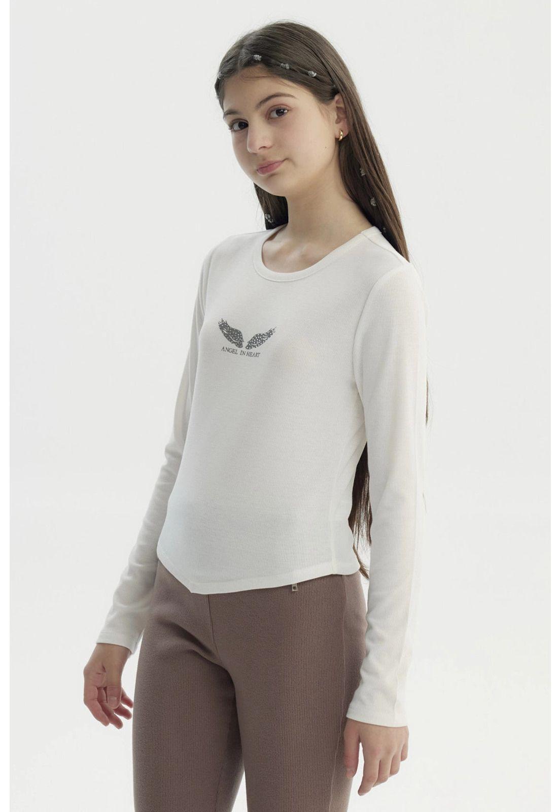 Polera Niña Slim Crudo - lll-1
