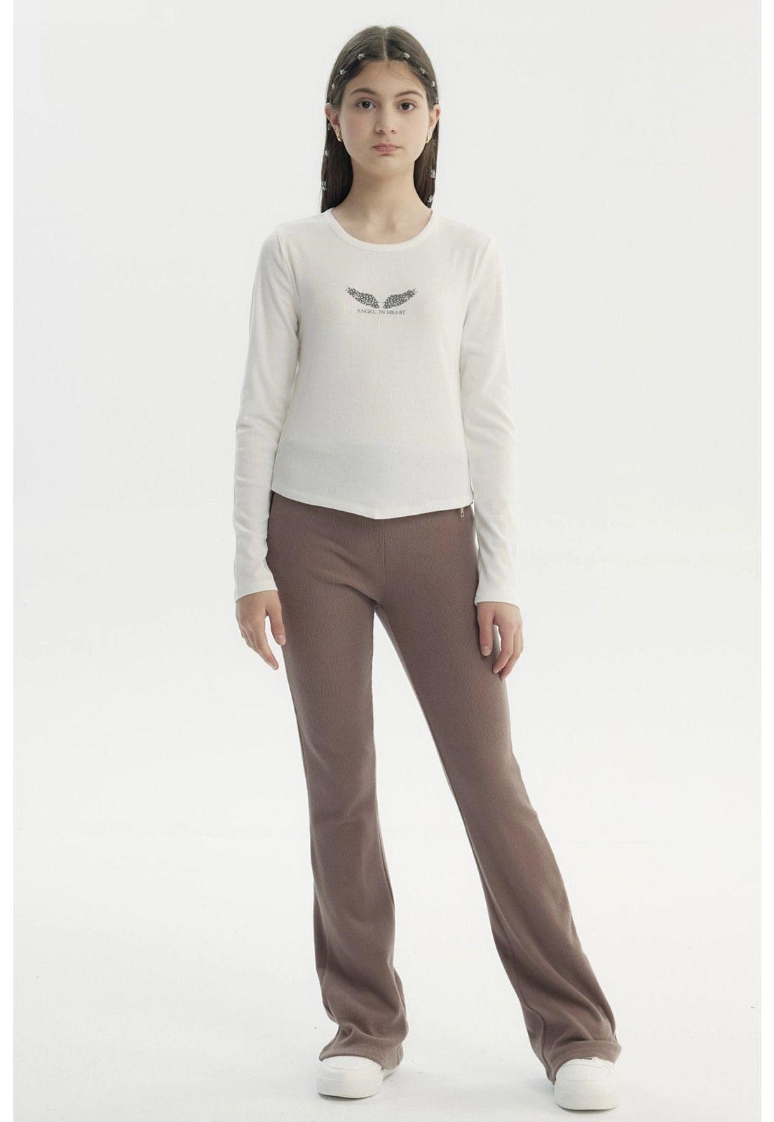 Polera Niña Slim Crudo - lll-3