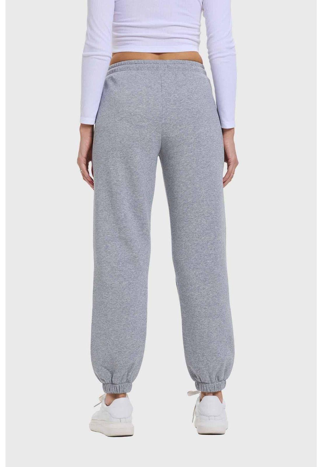 Pantalón Mujer Jogger Gris-2