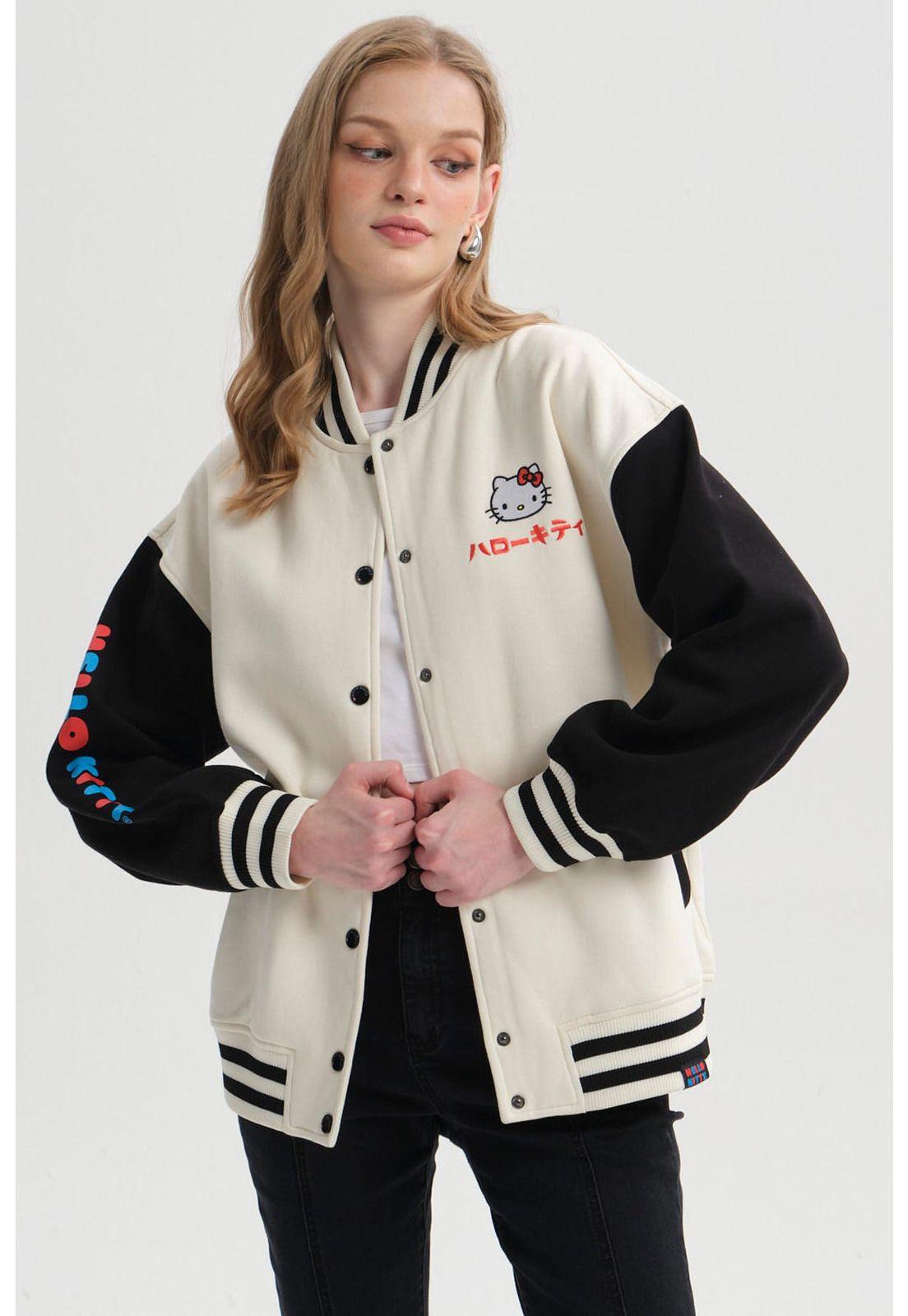 Polerón Mujer College Crudo-0