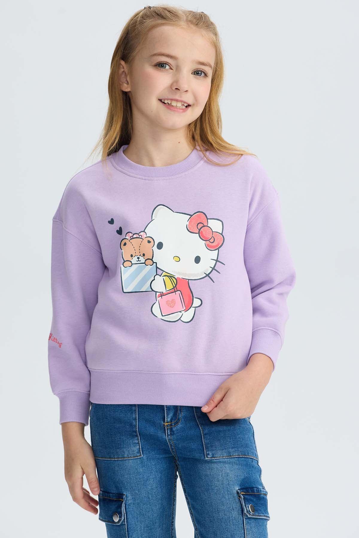 Polerón Niña Hello Kitty Lila-0
