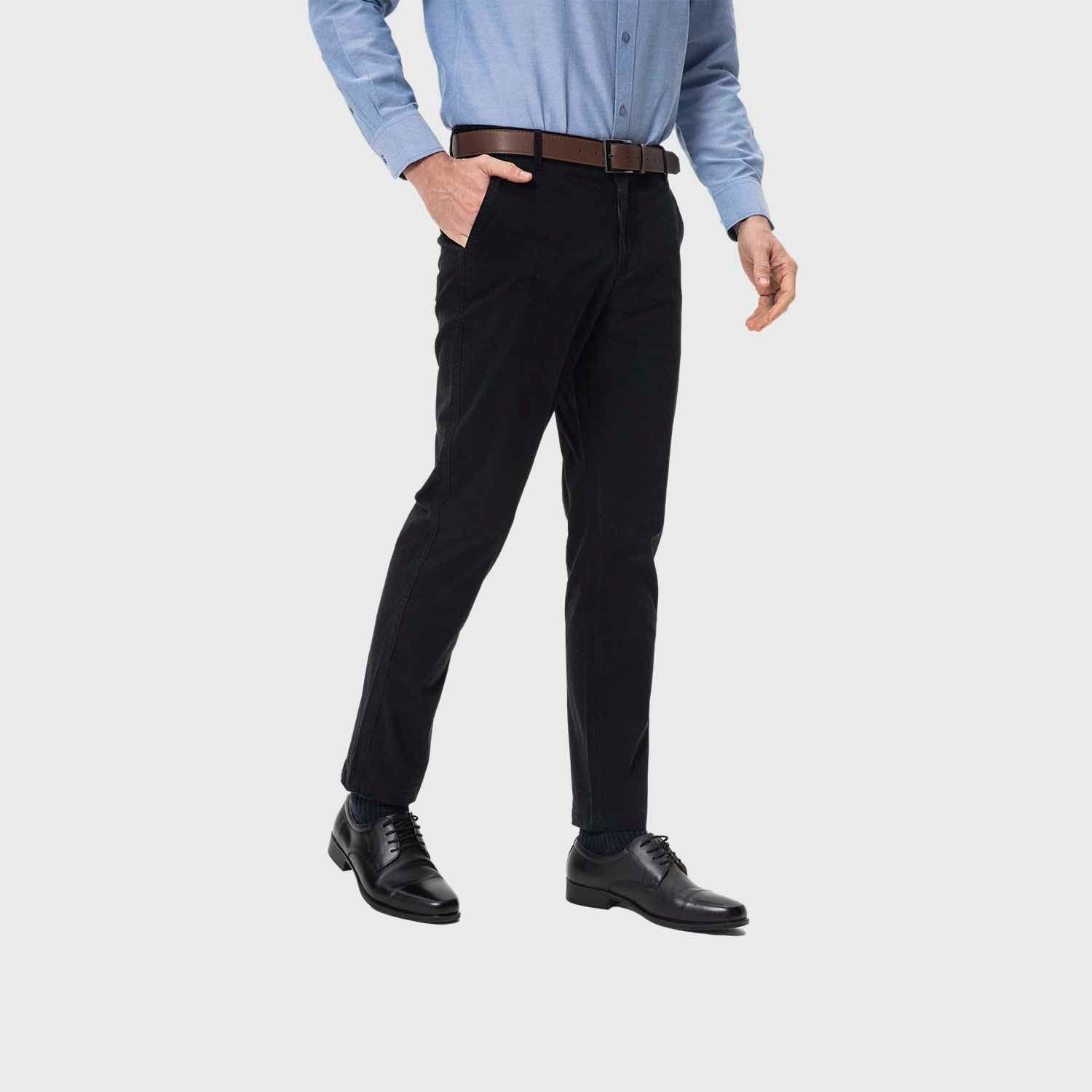 Pantalón Hombre Chino Cinturón Negro Ii Fashion's Park-1
